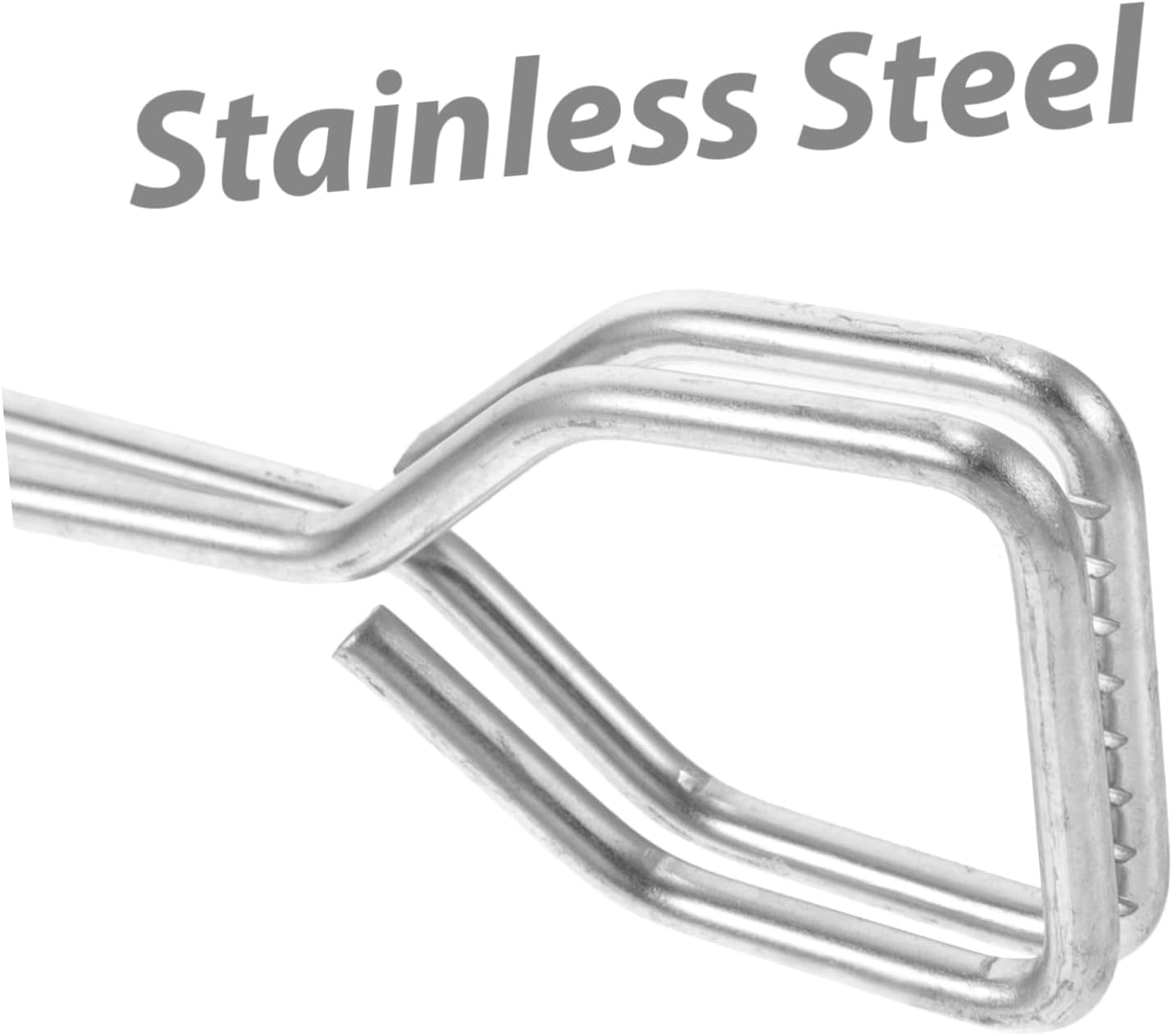 Fire Pit Tongs Stainless Steel Long Handle for Briquettes