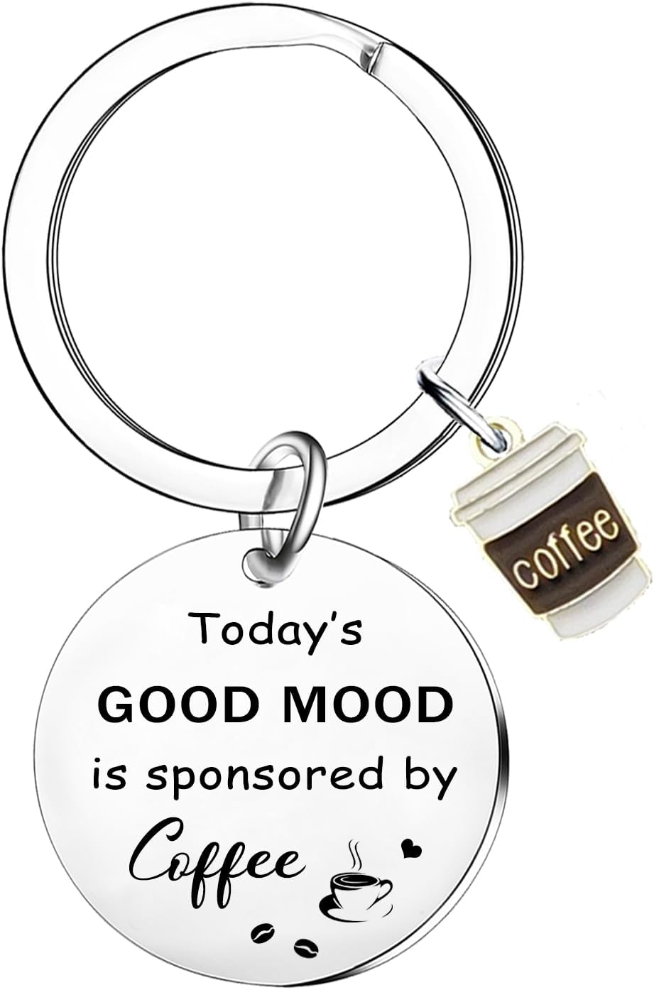 Coffee Keychain for Women Men Gifts for Coffees Lovers Coffee Themed Gift Coffees Accessories
