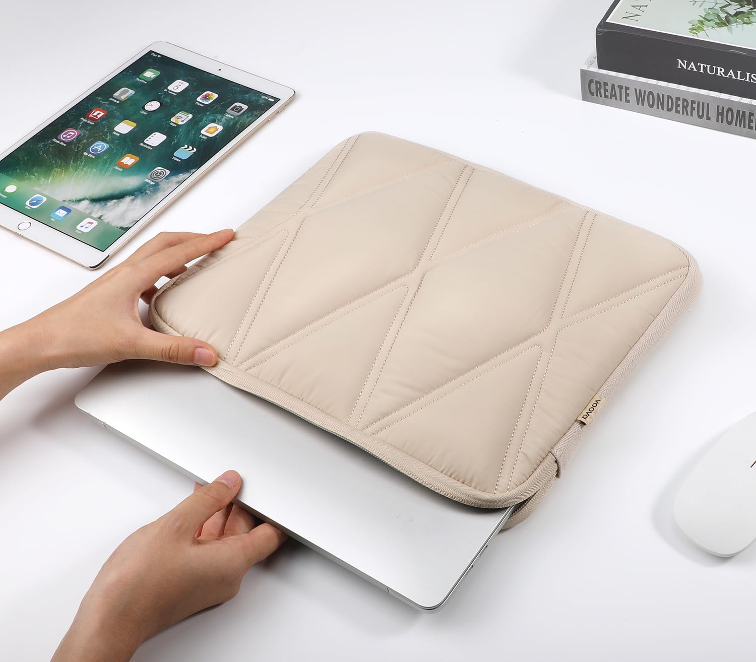 Amazon.co.jp: Voova Puffy パソコンケース 14 15インチ 耐衝撃 PC