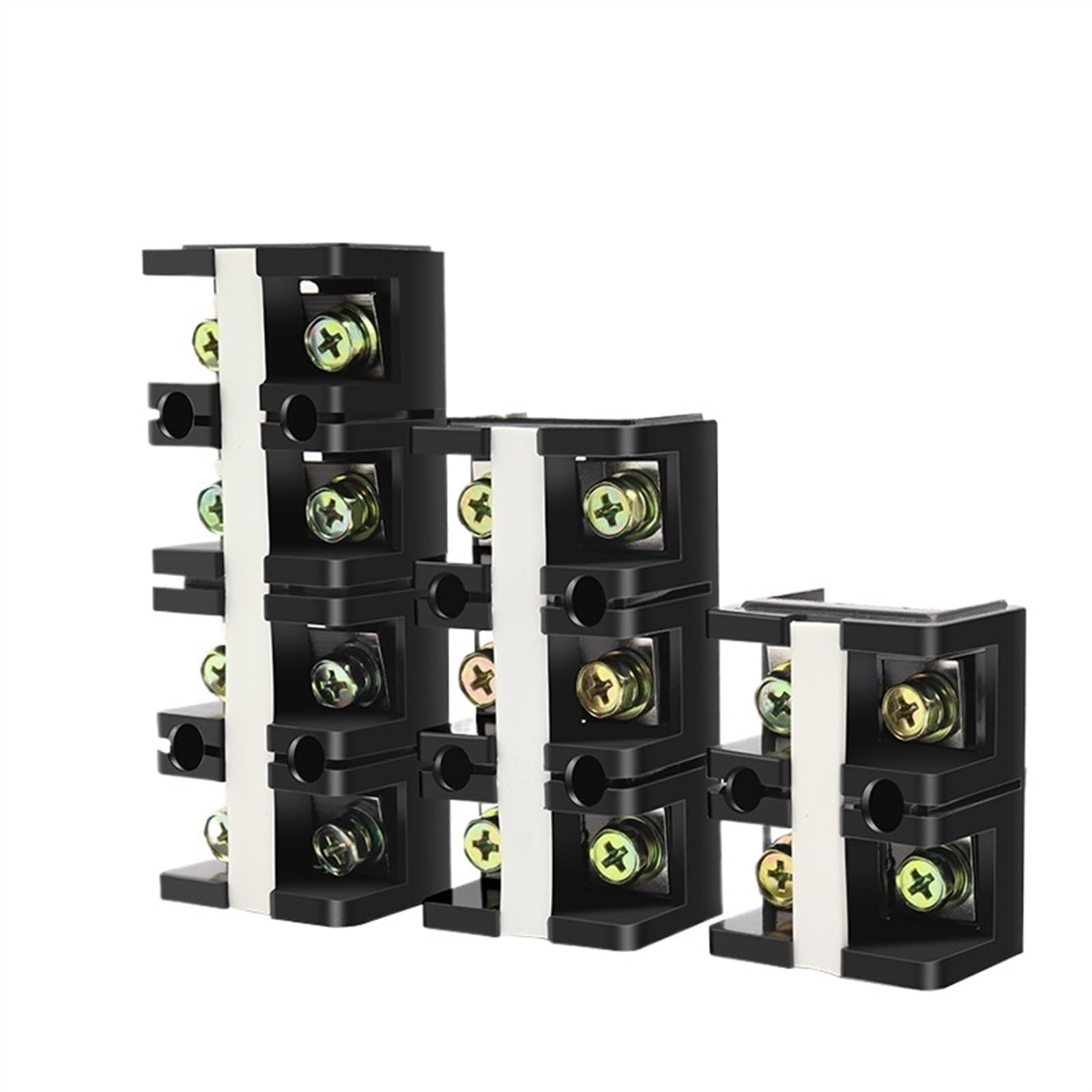 1 pz TC Morsettiera Ad Alta Potenza 2/3/4/5P Giunto di Testa 60/100/150/200/300/400A Terminale Ad Alta Corrente Connettore del Cavo Elettrico In Ottone (Color : TC-3004)