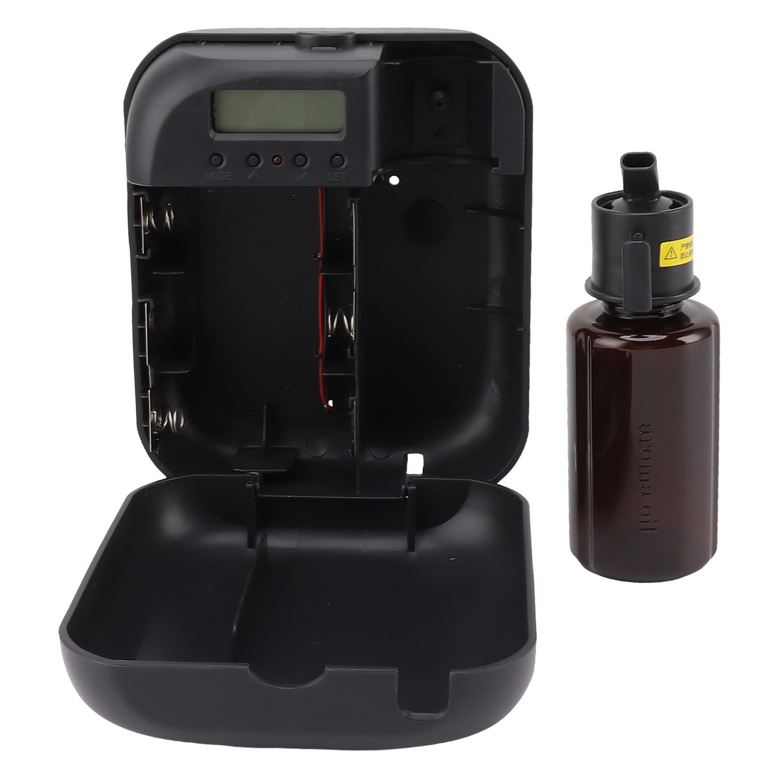 Difusor de aceites Esenciales Que Funciona con Pilas, minidifusor de portátil con ajustes Ajustables para el hogar, la Oficina y el Coche (Negra)