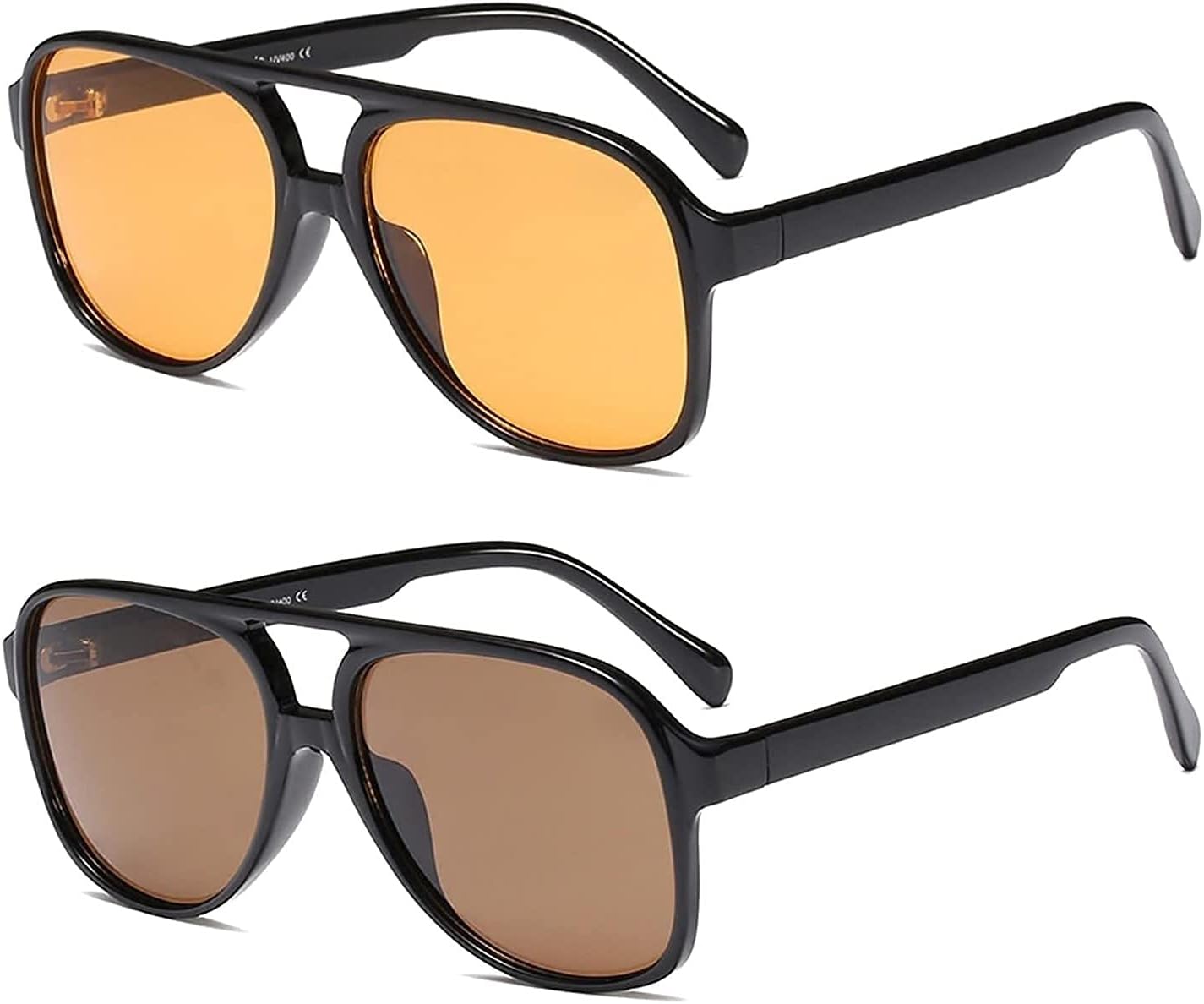 Reliable 2021 Trendy Vintage Retro 70s Aviator Sunglasses 100 UVA/UVB