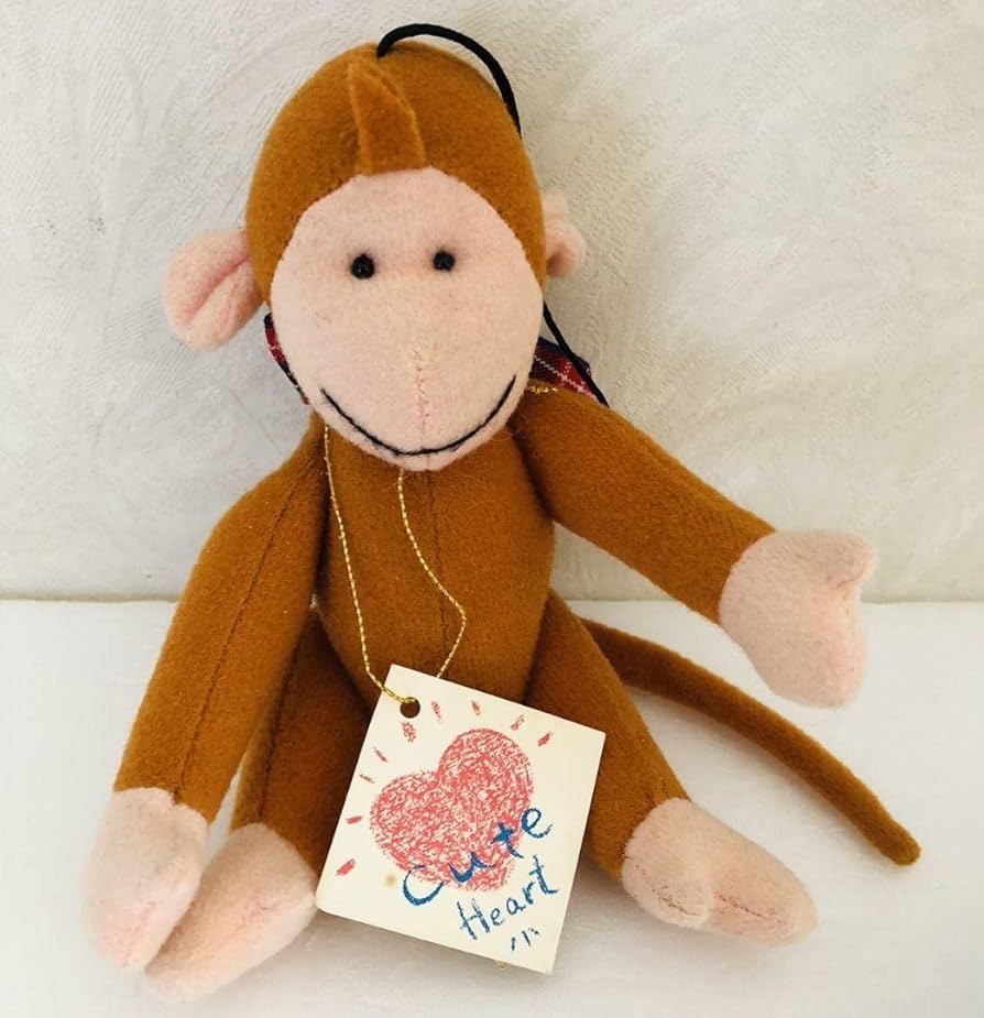 Amazon.co.jp: タグ キュートサル ぬいぐるみ SHINADAシナダ