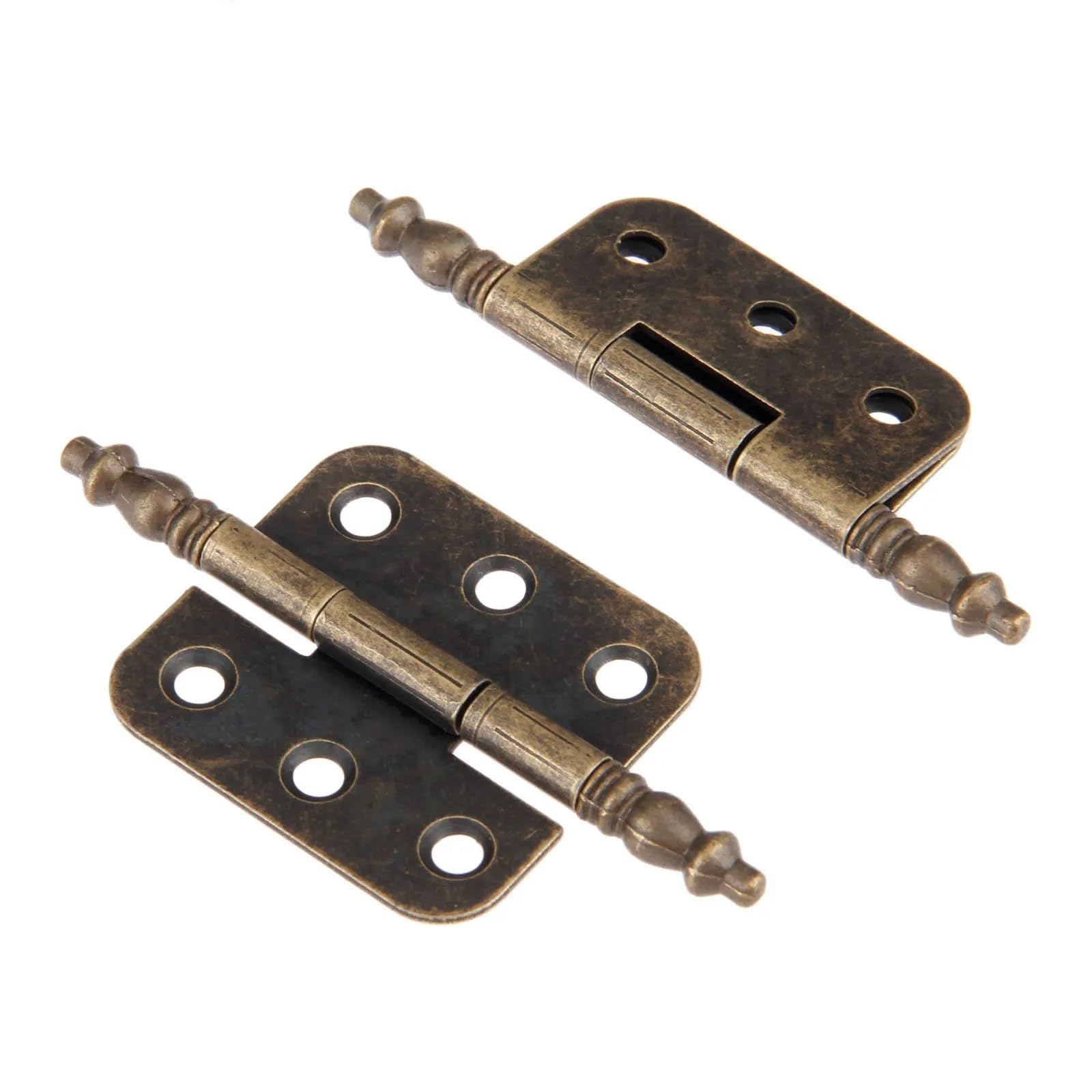 4 Pcs 35x70mm Antique Bronze 6 Holes Hinges