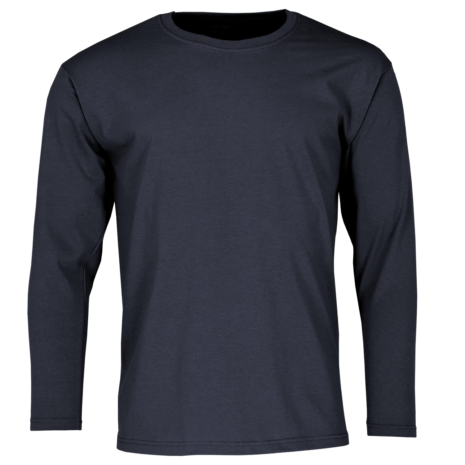 Fruit of the Loom Men's Valueweight Long Sleeve T-Shirt, Deep Navy, Small