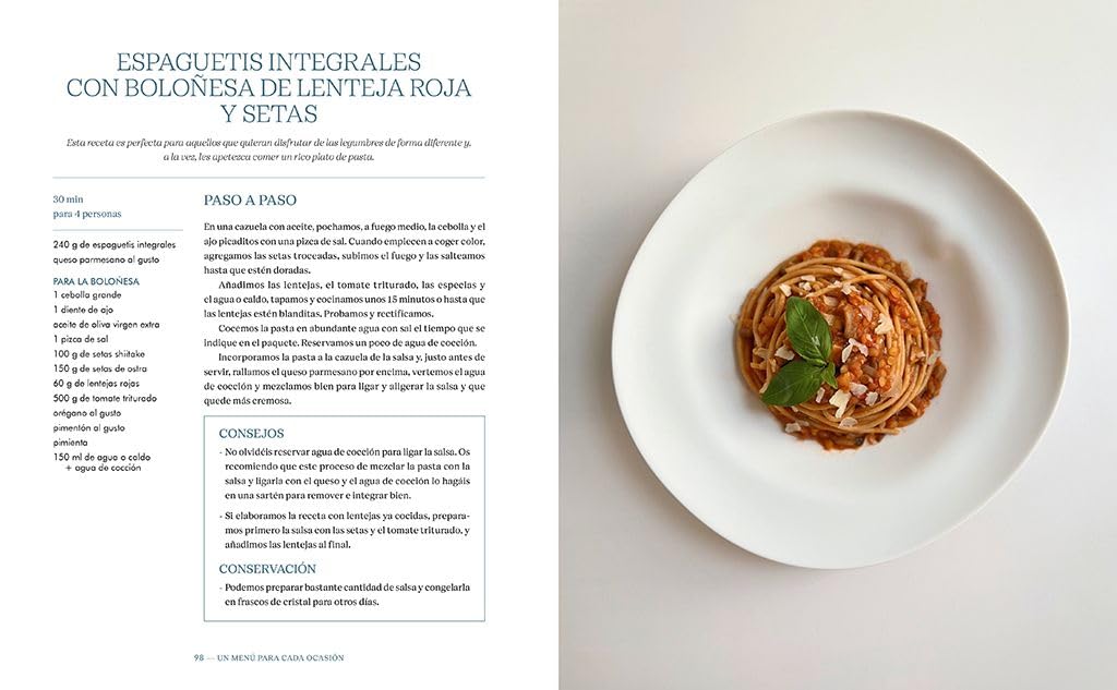 Foodtropia: Un menú para cada ocasión: Más de 80 recetas ricas y sanas para cocinar en tu día a día (Cocina casera)