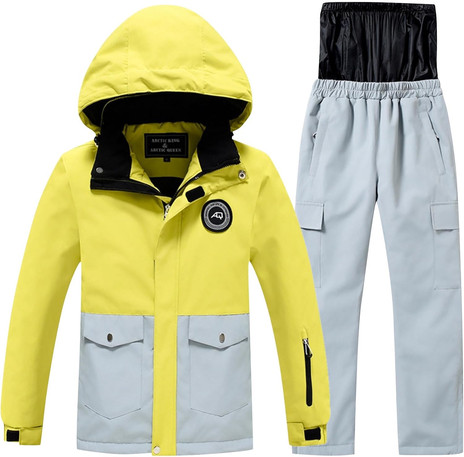 Snowsuit Kids Boys Girls Waterproof Ski Jacket and Pants Sets Snowboarding Snow Suits Winter Outfits 3-12 Years