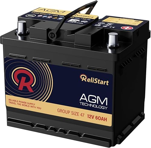 Relistart AGM BCI Group 47 12V 60Ah 680CCA