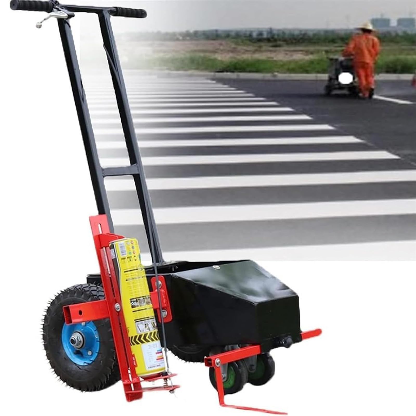 asdchZen Transfer Line Marking Machine,Line Marking Machine Road Surface Marking Applicator Driveway Marker Spray Paint Traffic Lane Marking Tools For Floor,