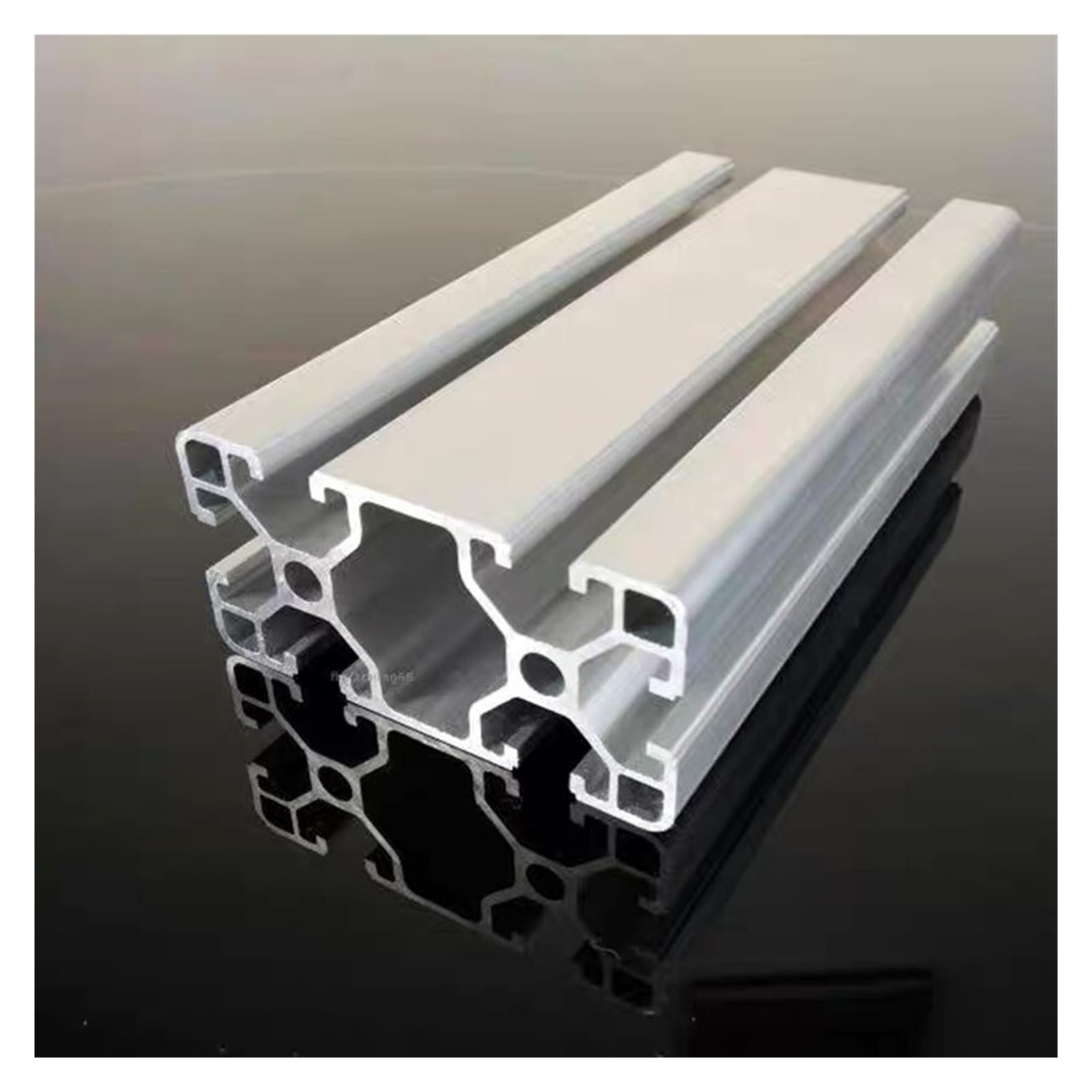 Profilé aluminium 4080 anti-flexion extrusion 650mm guidage anode - 2