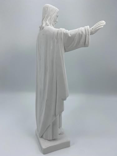 Miniatura 6 de THE FAITH GIFT SHOP Estatua Blanca del Sagrado Corazón de Jesús Montmatre Made in ItalyEstatua Blanca del Sagrado Corazon de Jesus Hecha en Italia