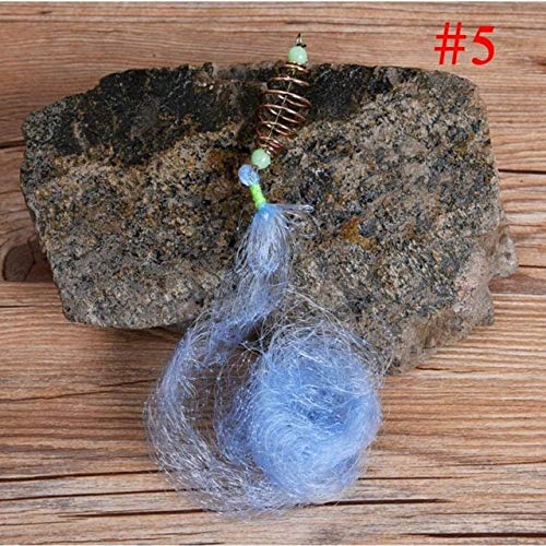 Isali Tools - Fishsunday 11 Size Fishing Net Trap Luminous Bead Copper Spring Shoal Netting Fishnet Tackle 0716 - (Color: 5)