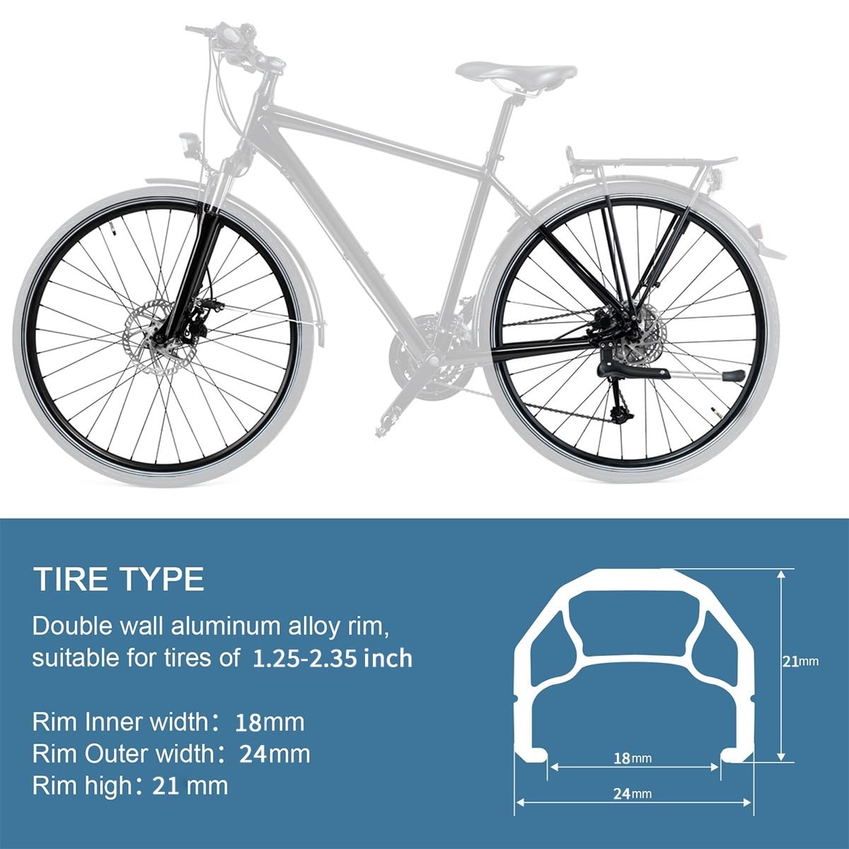 MTB Wheelset 26/27.5/29 Pollici Disco/Freno A Cerchio Ruota Anteriore Della Bicicletta Posteriore 32 Raggi Mountain Bike Cerchi 7 8 9 10 11 12 Velocità Cassette QR Hub