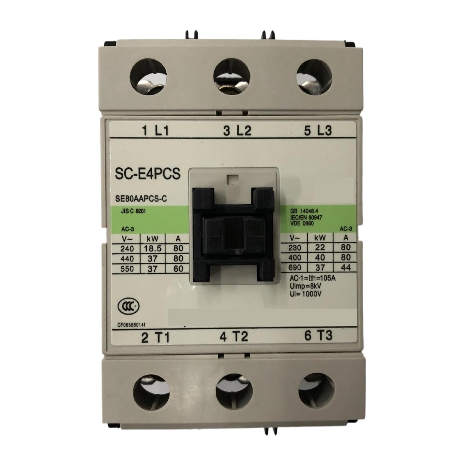FPJQOBJC SC-E4PCS AC220V Three-level AC Contactor