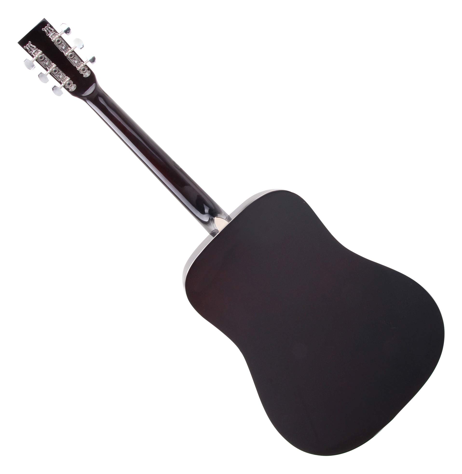 Classic Cantabile WS-10NAT Westerngitarre Starter-Set (Dreadnought-Style, 6 Saiten, 20 Bünde, inkl. Zubehörset, Gitarrentasche, Notenheft, Saiten, Plektren) natur