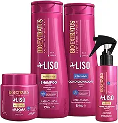 Kit Bio Extratus Mais Liso Pos Progressiva Hidratante 4-Produtos