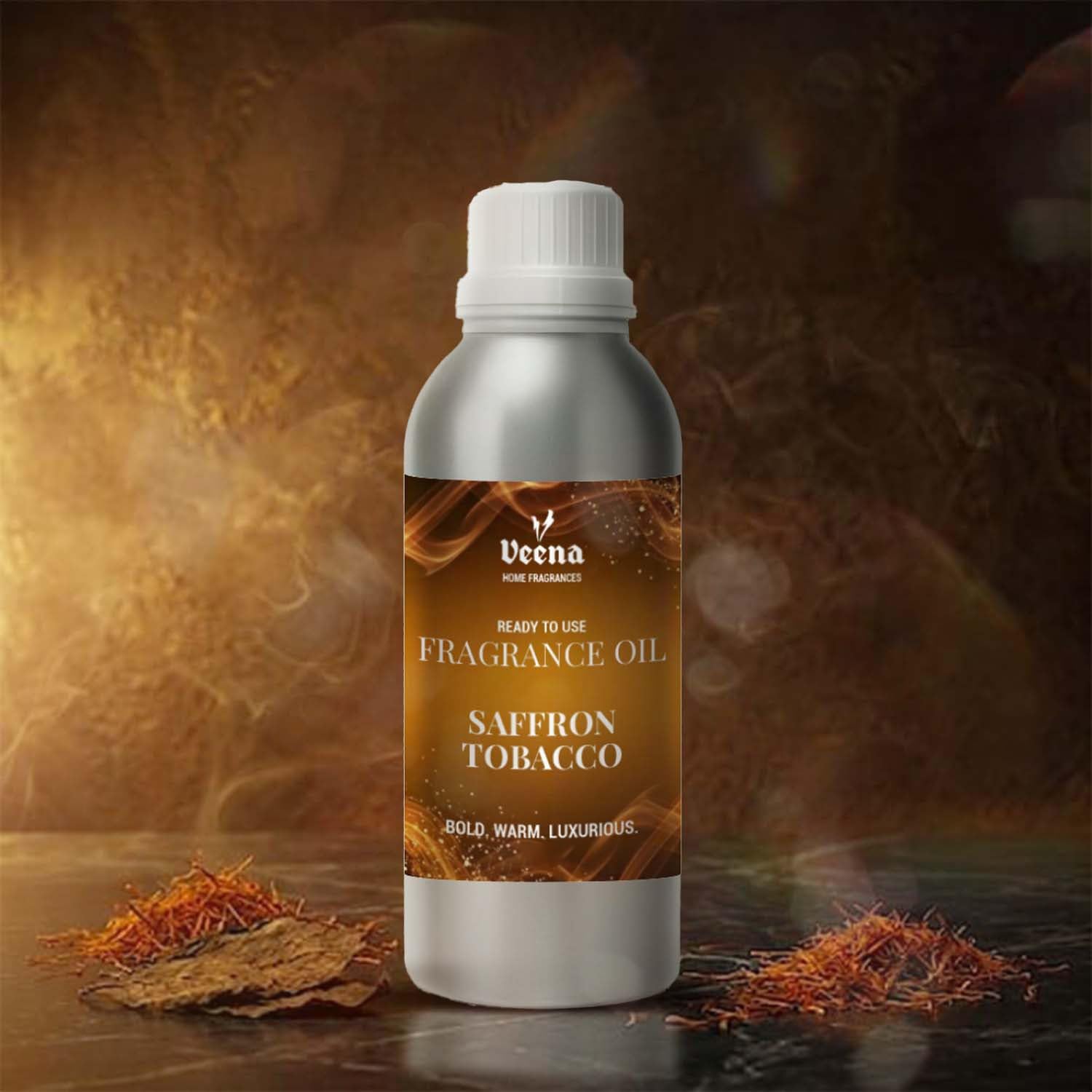 saffron and tobacco fragrance oil & - 5 White Tea Saffron & Tobacco Candle 4