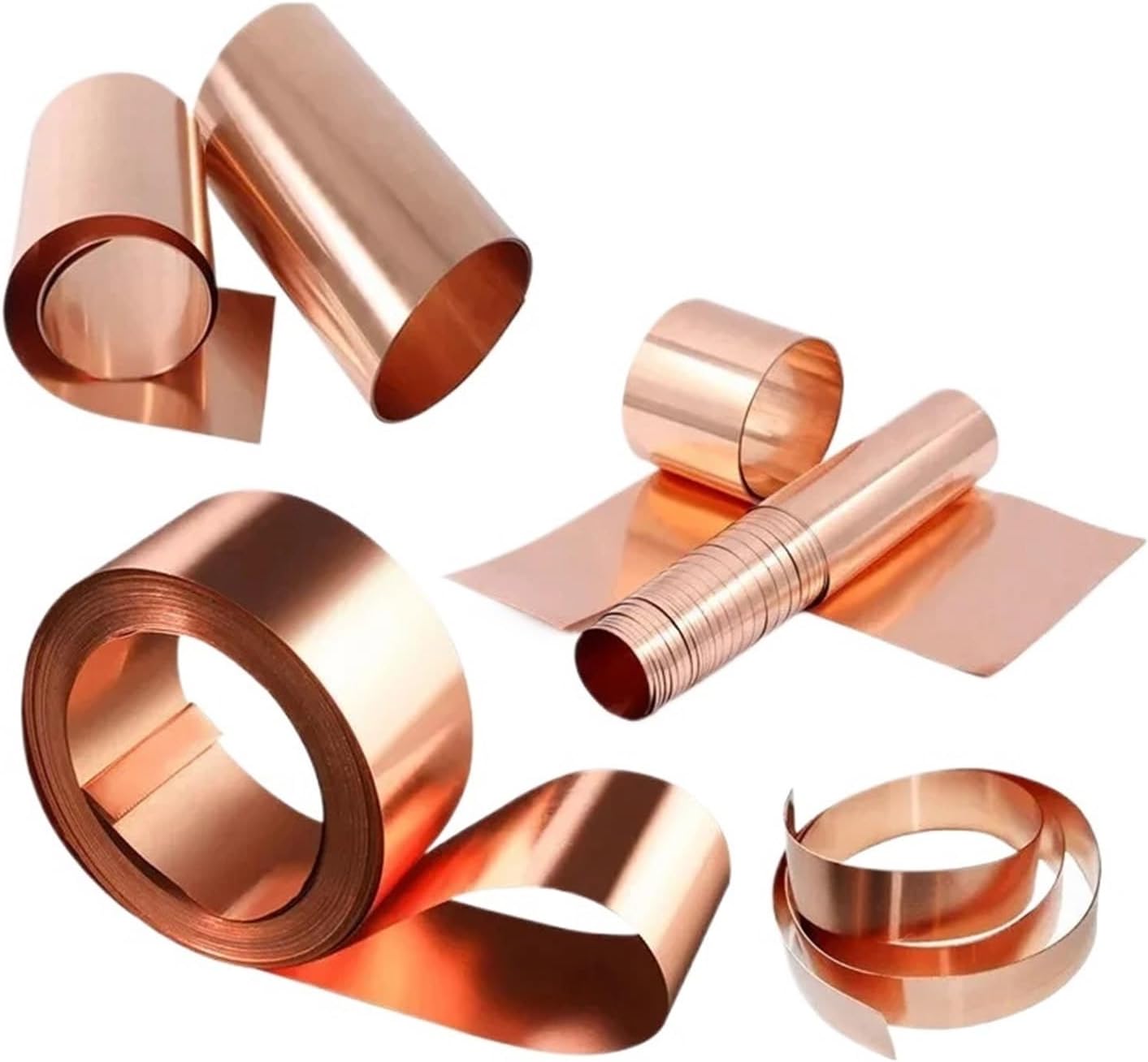 1Pcs Pure Coppers Cu Metal Sheet Plate Skin Red Purple Foil Thickness 0.1mm-0.8mm(0.2x305x305mm(1Pcs))