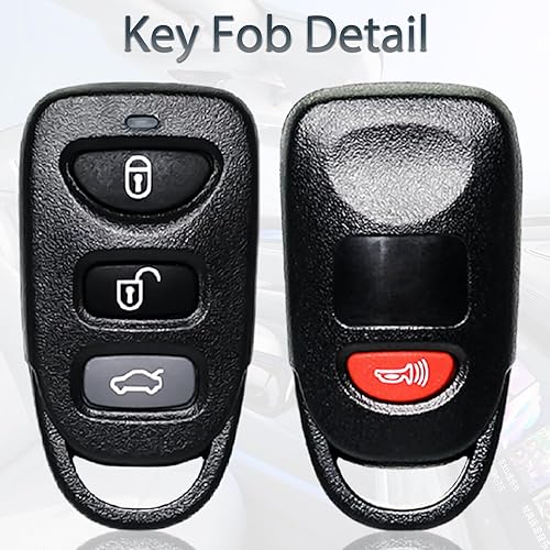 Miniatura 7 de Llavero de entrada sin llave compatible con Hyundai Elantra Sonata Kia Optima 2006 2007 2008 2009 2010 2011 2012 2013 2014 2015 reemplazo de control