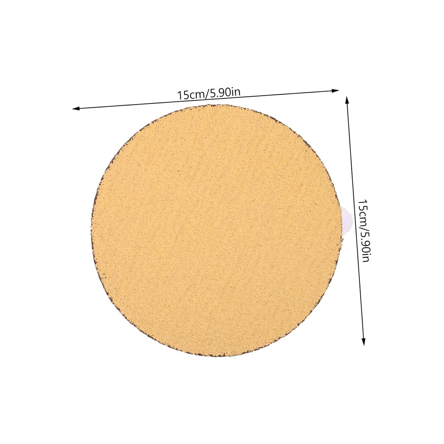 10pcs 6 Inch 40 Grit Adhesive Sanding Discs for Woodworking and Metal Finishing Self-Adhesive Round Sandpaper Discs Sturdy Abrasive Pads