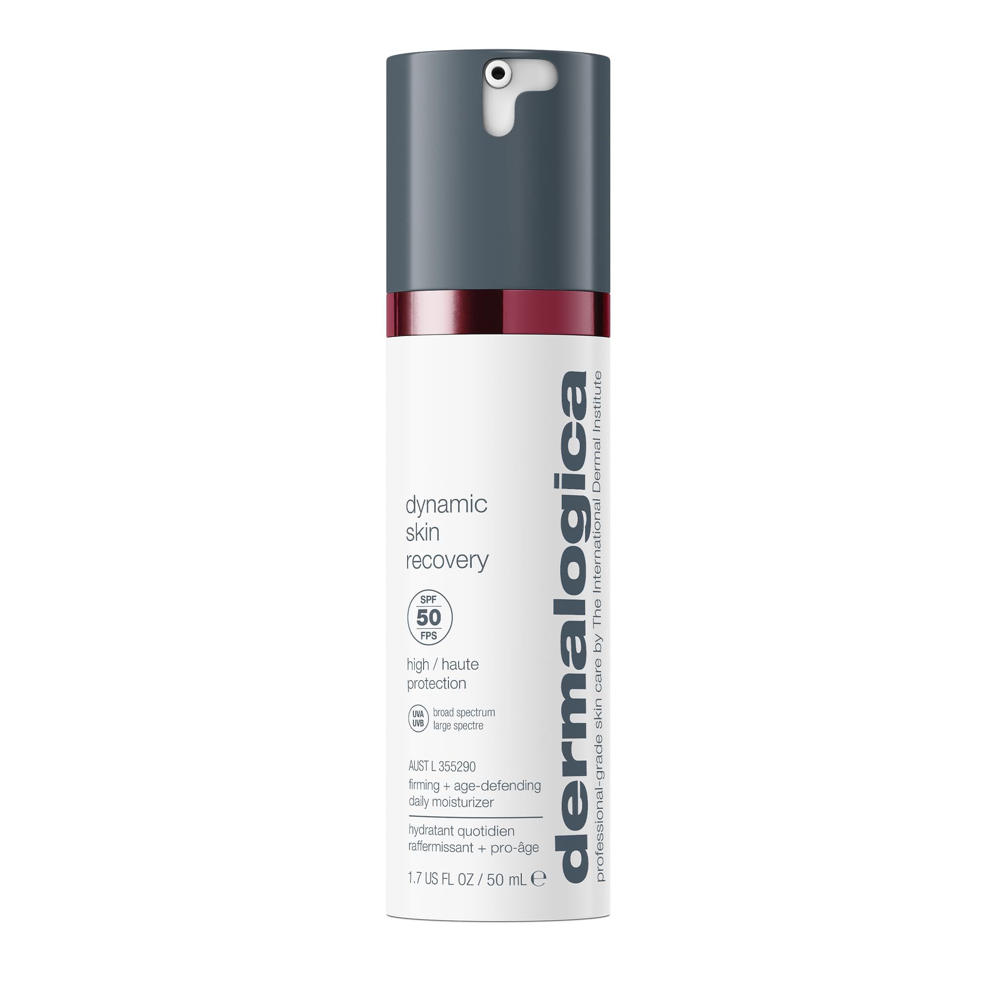 Dermalogica Dynamic Skin Recovery SPF50, Anti-Aging Face Sunscreen Moisturizer, Medium-Weight Non-Greasy Broad Spectrum