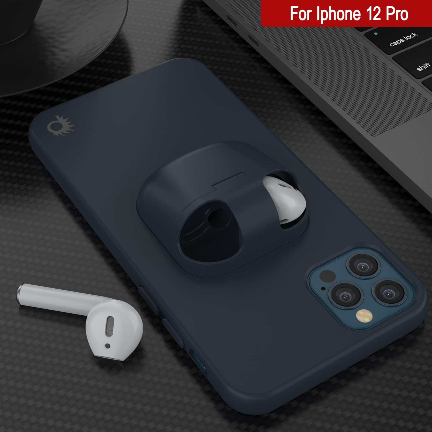 Amazon.com: PunkCase for iPhone 12 Pro Airpods Case Holder