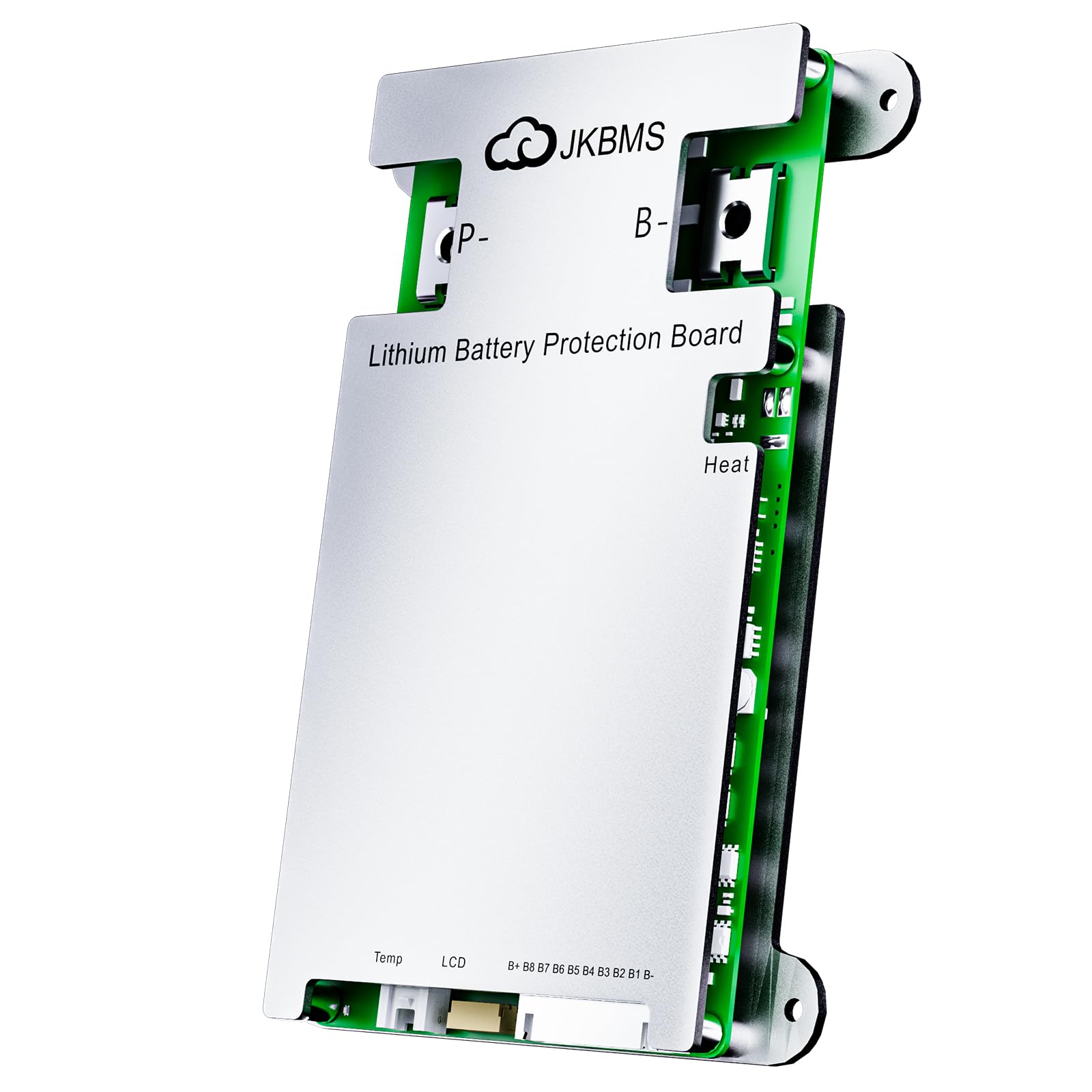 JKBMS Smart BMS 4S-8S 100A 1A Active Balance Build-in Bluetooth with CAN RS485 PCB Battery Protection Board for LiFePO4 Li-ion LTO Battery Pack(JK-B1A8S10P)