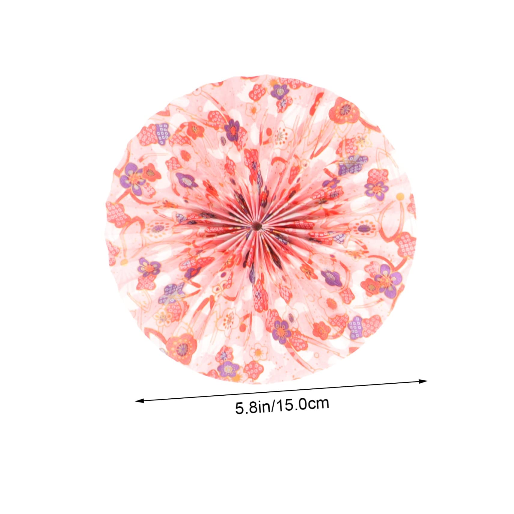 TOPBATHY 30 STK Fächerblume aus japanischem Papier Rotes rotes Partyzubehör Klebeband doppelseitig Double Sided Tape Dekoration Hochzeitsdeko Hochzeitspapier-Fans Papierfans basteln