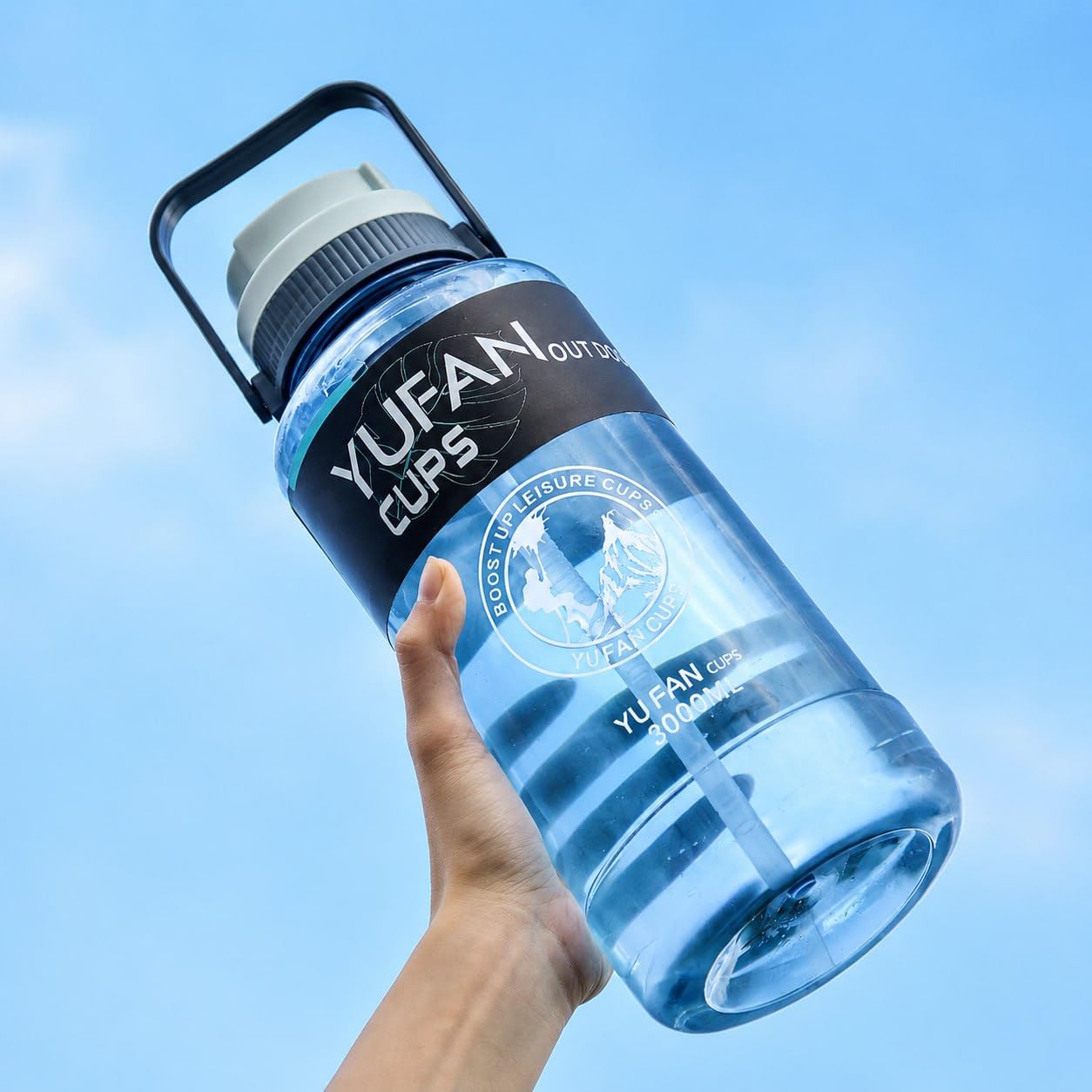 AQUAFIT YUFAN 3L Water Bottle - 100oz Large Sports Jug -8