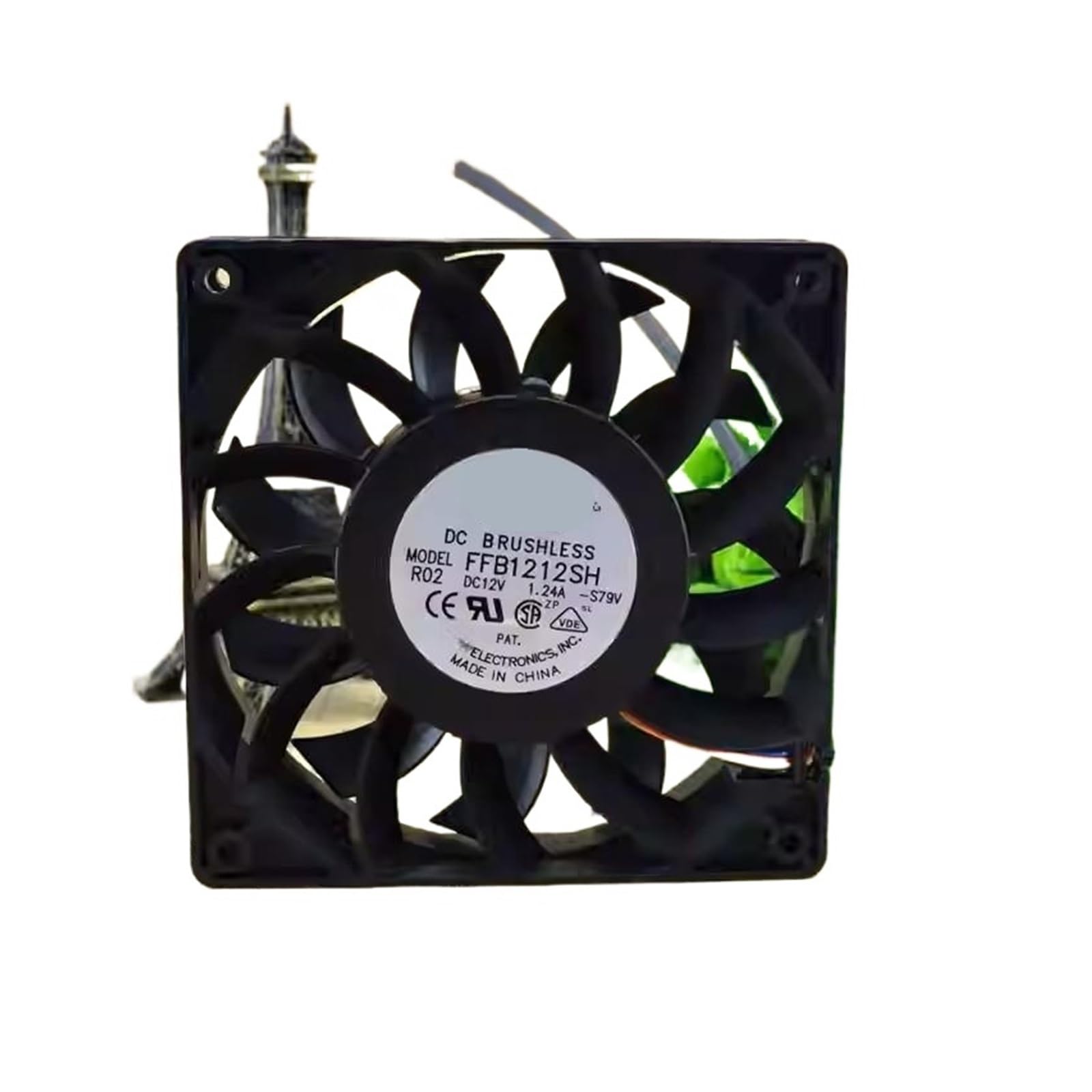 Ventilador de refrigeración FFB1212SH 12025 de 12V y 1.24A para alto rendimiento
