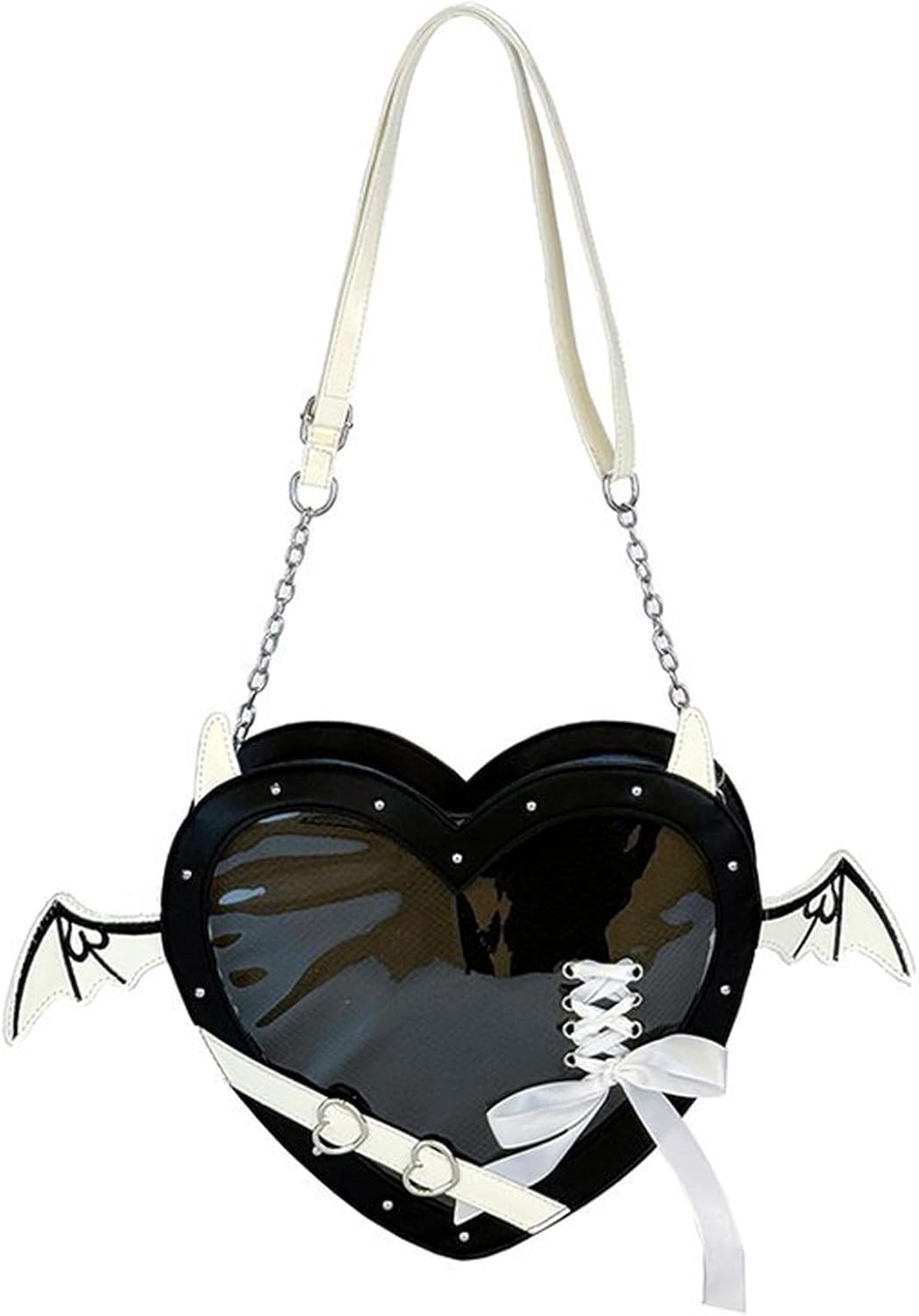 Little Devil Shoulder Bag Love Itabag with Bat Wings Fashion Dating Chain Bag