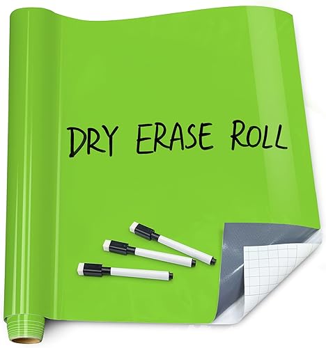Miniatura 9 de Adhesivo para pizarra de borrado en seco, calcomanías de pizarra blanca, 8.3 x 11.7 pulgadas, lavables+hojas de borrado en seco extraíbles,