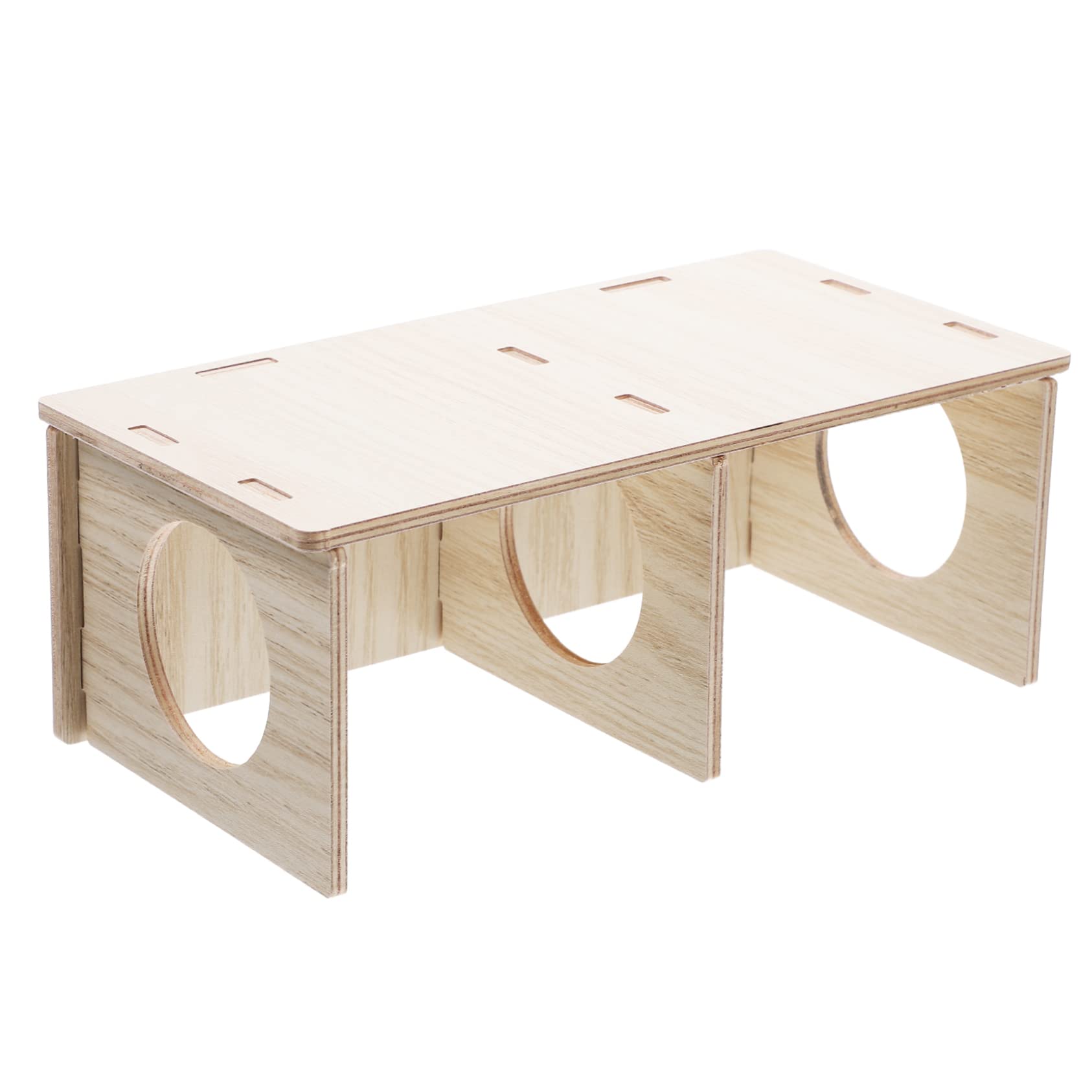 木製隠れ家型ケージ かじり木付き Amazon | GREENADSCAPE ハムスター木製隠れ家 小動物用ハウス