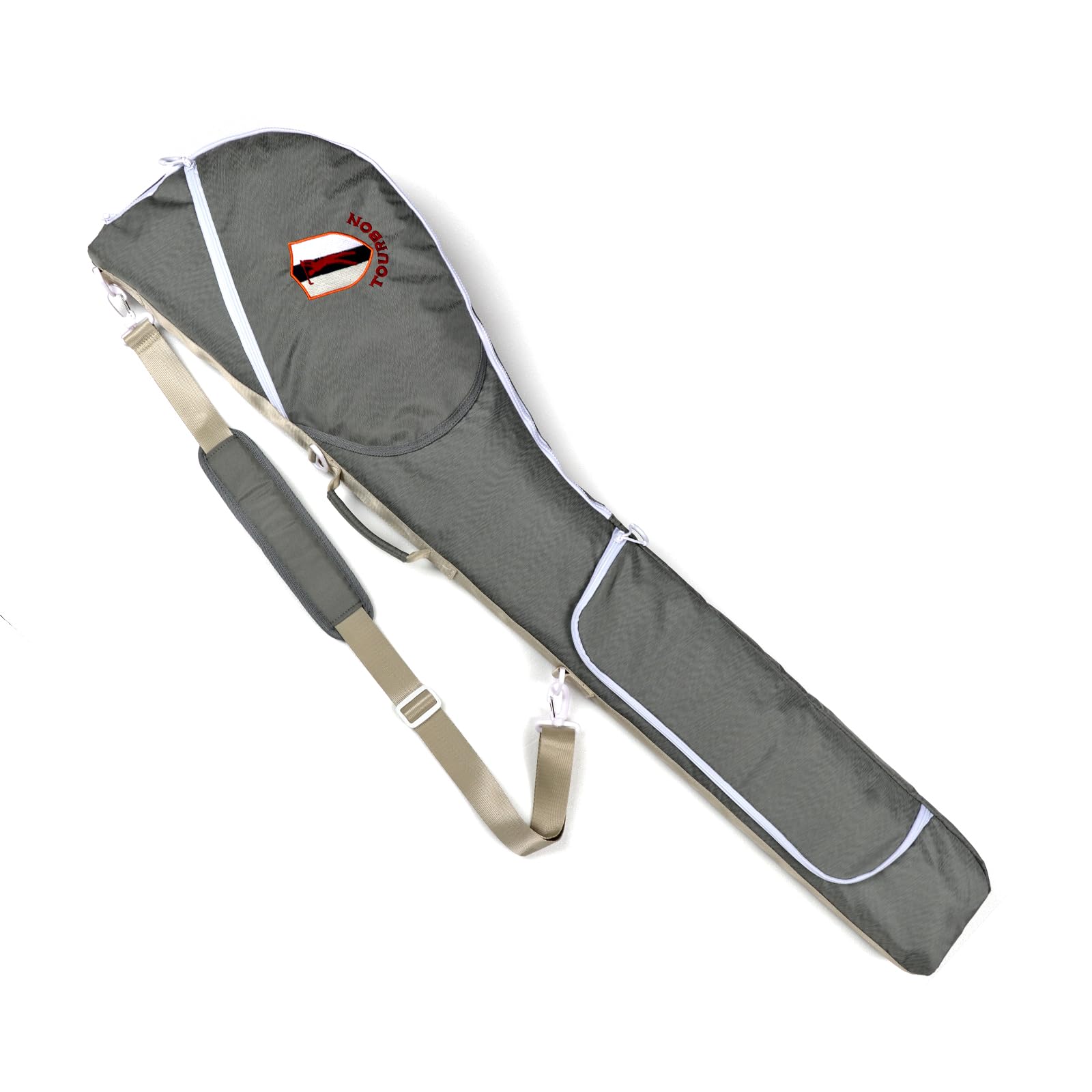 TOURBON Tragbare Golftasche aus Nylon, leicht, Sonntags-Tragetasche, faltbar, für Golfschläger/Reisen