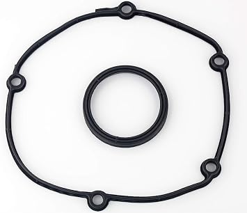 Engine Upper Timing Chain Cover Gasket be Made of ACM Material Compatiable with VW Beetle CC Eos Golf GTI Jetta Passat Tiguan Audi A3 A4 A5 A6 Allroad Q3 Q5 TT 06H103269C, 06H103269G, 06H103269H