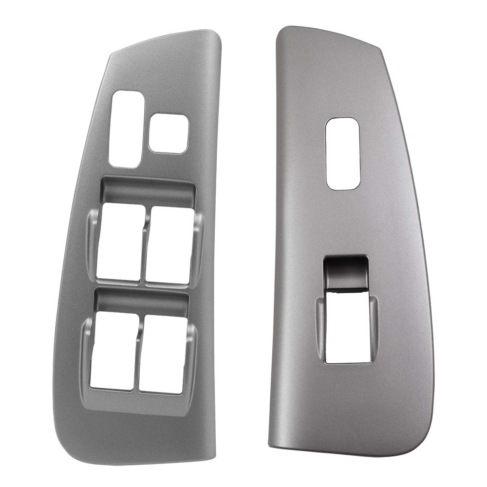Brock Replacement Pair Front Power Window Switch Bezels