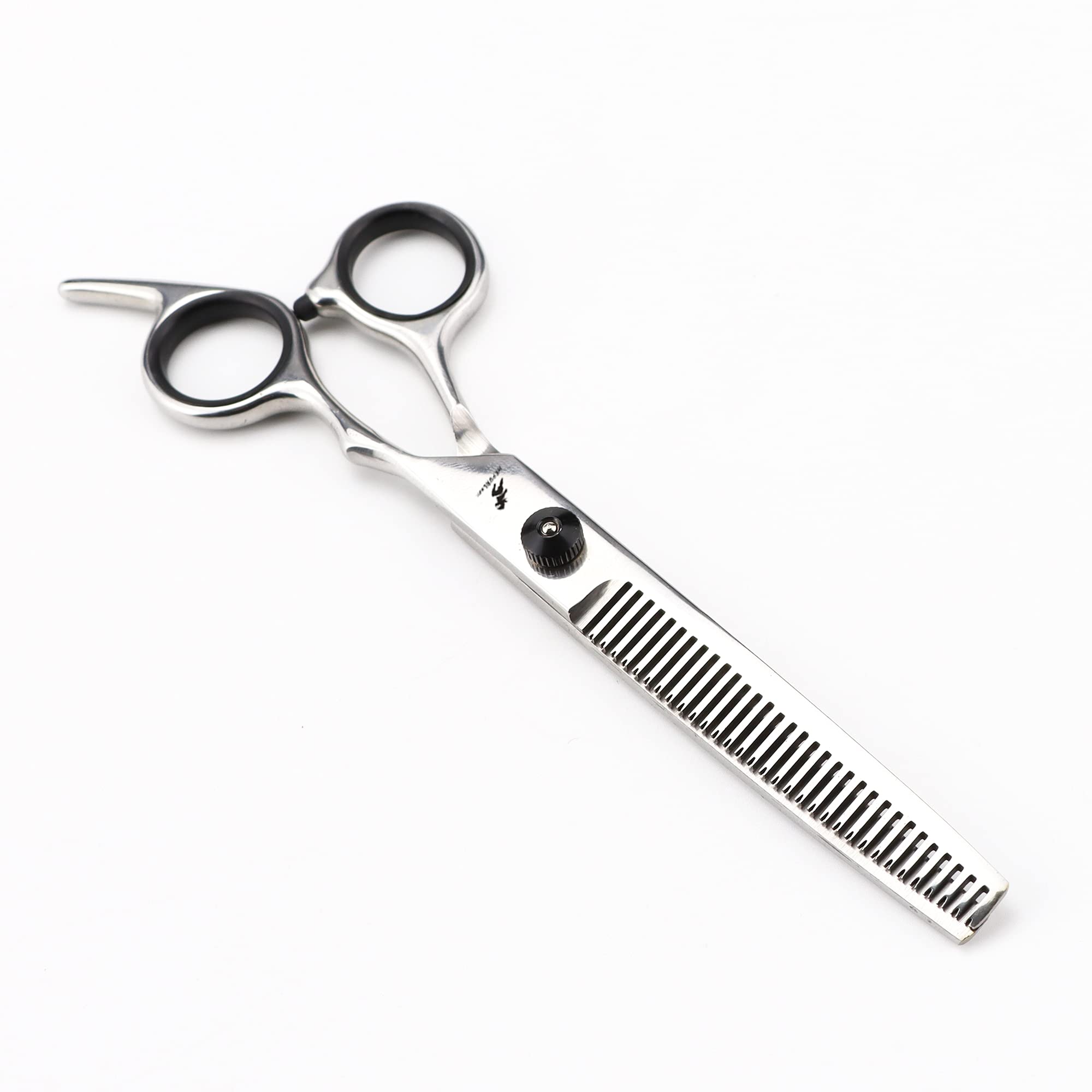 6.0/7.0inch Pet Grooming Scissors Stainless Steel Cats and Dogs Hair Seam Scissors Up and Down Curved Scissors Sharp Haircut Pet Tool Set (6.5 Thinning Scissors)