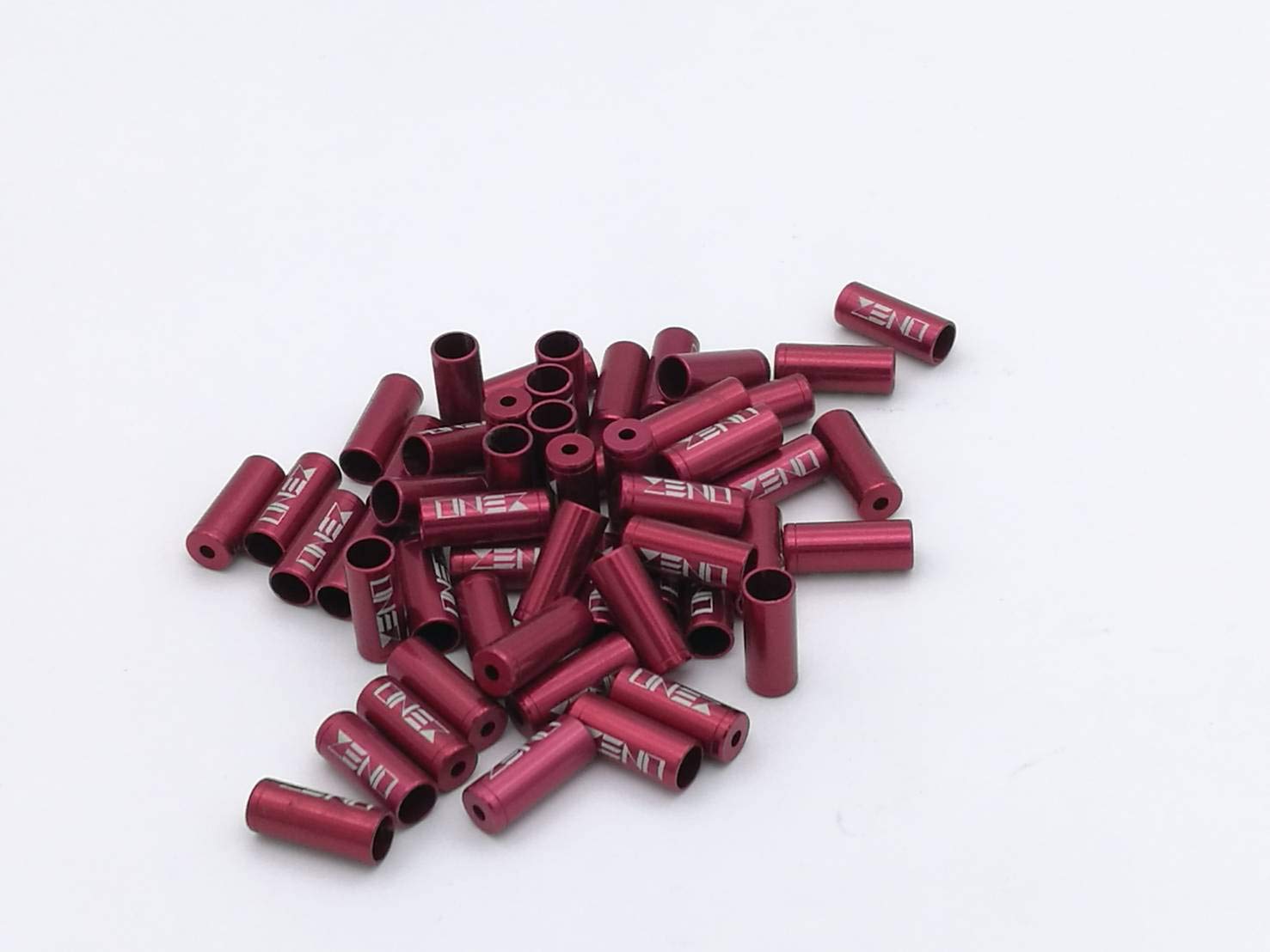 Zeno 5mm Aluminum AL6061 Alloy Bike Brake Cable Housing End Caps Ferrules,50pcs/Bag