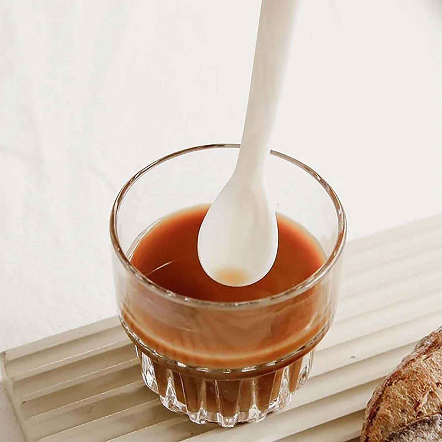 Amazon.co.jp: VAKTOK 真珠層スプーン 貝殻パールスプーン