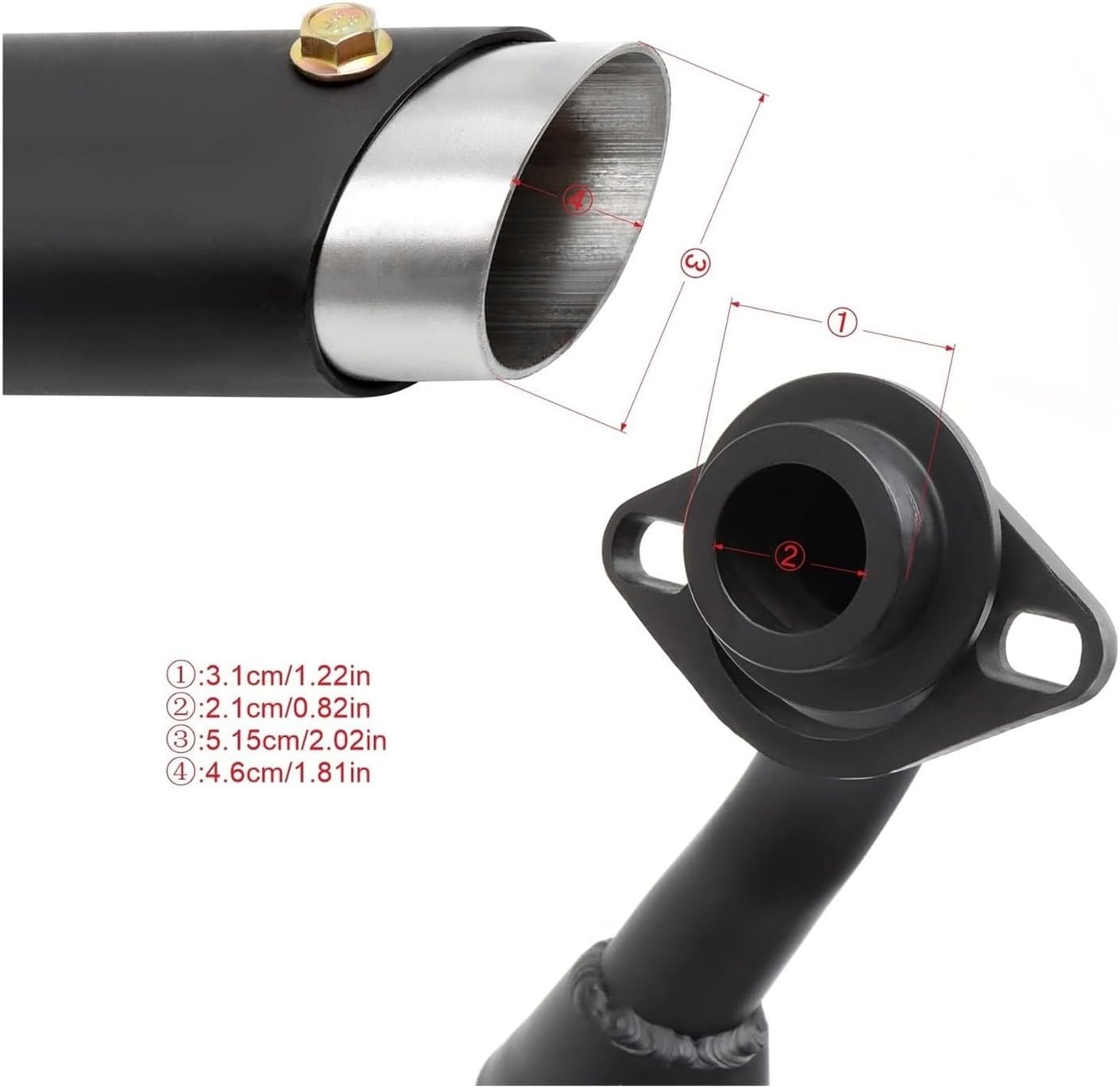 《付属品完備》 リュミエリーナ レプロナイザー 4Dplus 4D plus 用 レブル CMX 300 CMX 500 2017-2023 バイク排気エンドサイレンサー