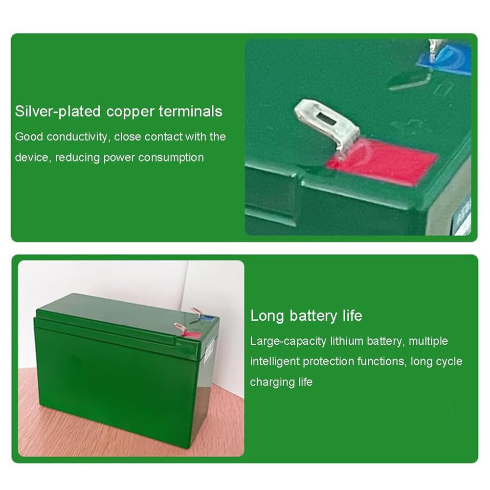 Batterie de Rechange 12V pour pulvérisateur électrique, 6Ah, 8Ah, 10Ah, 12Ah, 14Ah, 16Ah, 18Ah, 20Ah, 24Ah, Lithium-ION, pour épandeur d'engrais électrique, etc.