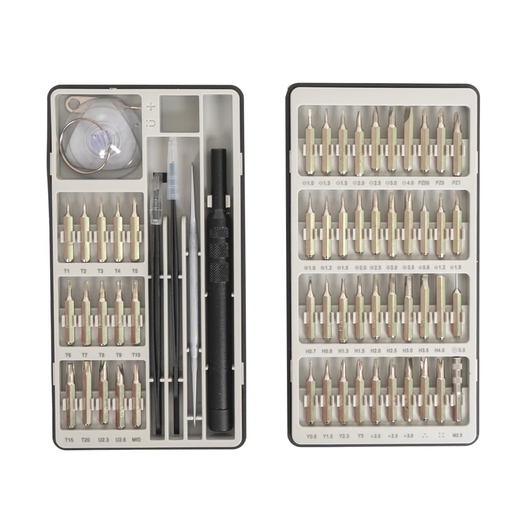TEC TAVAKKAL 63 in 1 Interchangeable Multipurpose Mini Screwdriver Set Magnetic Slot Wrench Bits Repair Tools Kit Set Combination Screwdriver Set for Home Appliance, Laptop, Mobile, Computer (B0CG25CVM4) Amazon Price History, Amazon Price Tracker
