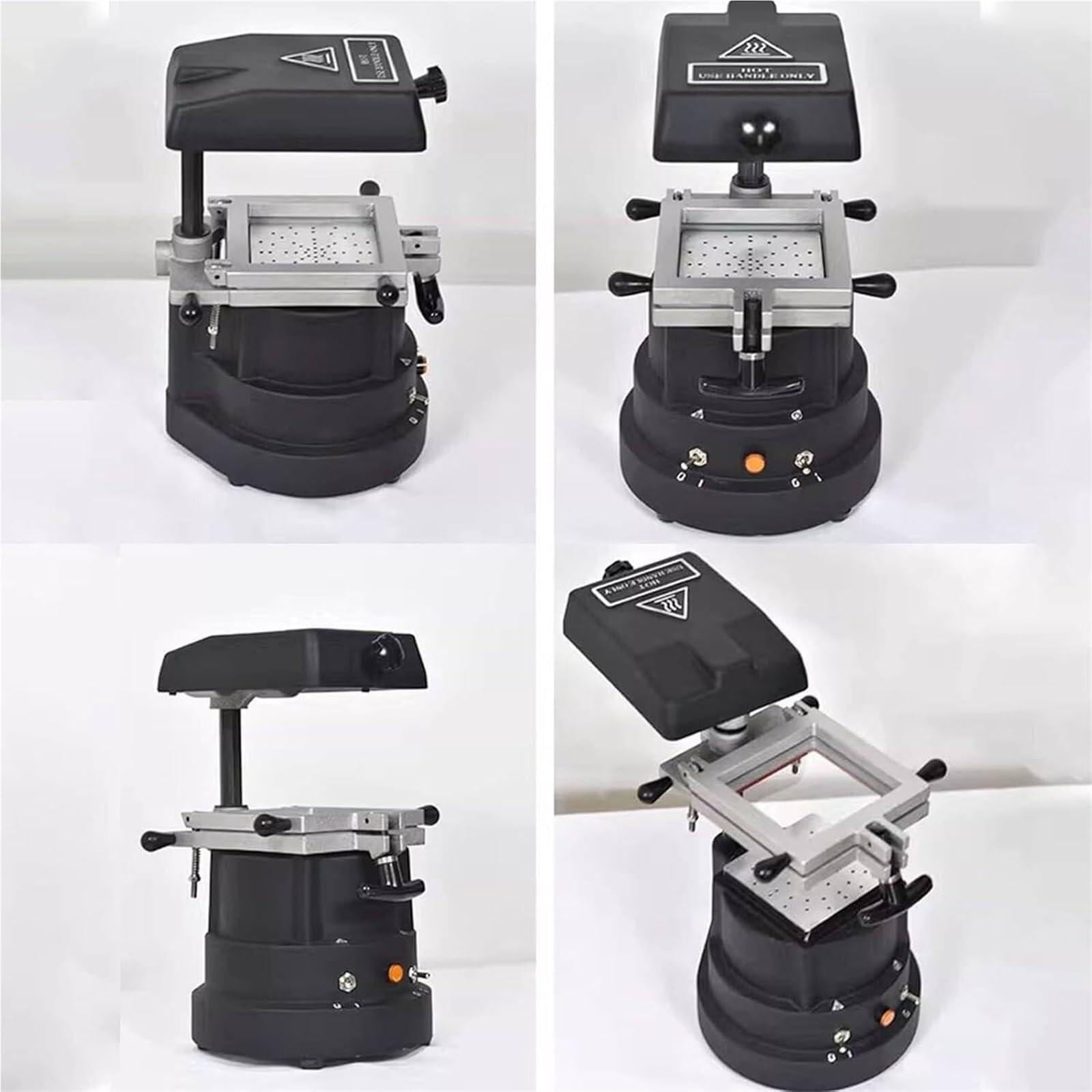 1200 W Dental-Vakuumformmaschine, tragbares Labor-Thermoformgerät, robuster, verstellbarer Materialformer for Schienen, Mundschutz, Retainer