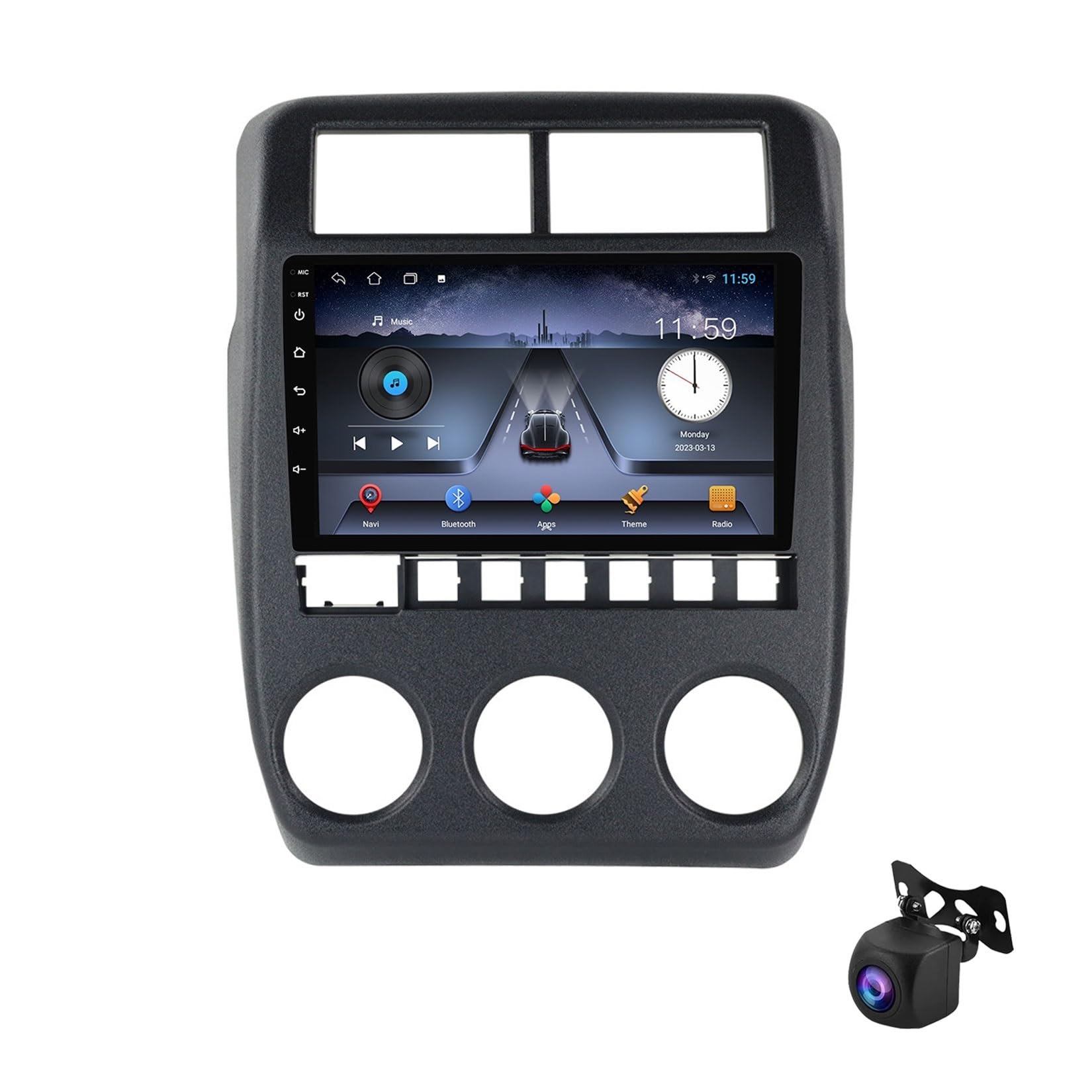 Radio Android 13 Lada Niva para solucionar fallos de GPS y llamadas 8