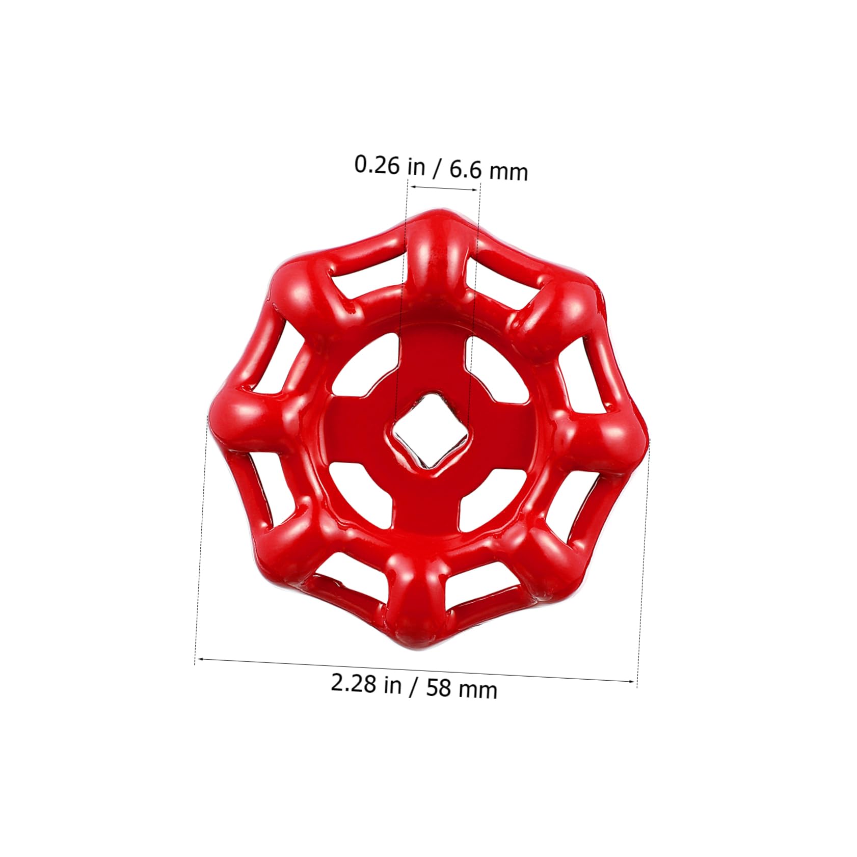 LIFKOME Outdoor Faucet Handle Replacement 10pcs Cast Iron Gate Ball Handles Water Fitting for Outdoor Spigot Easy to Operate Longevity