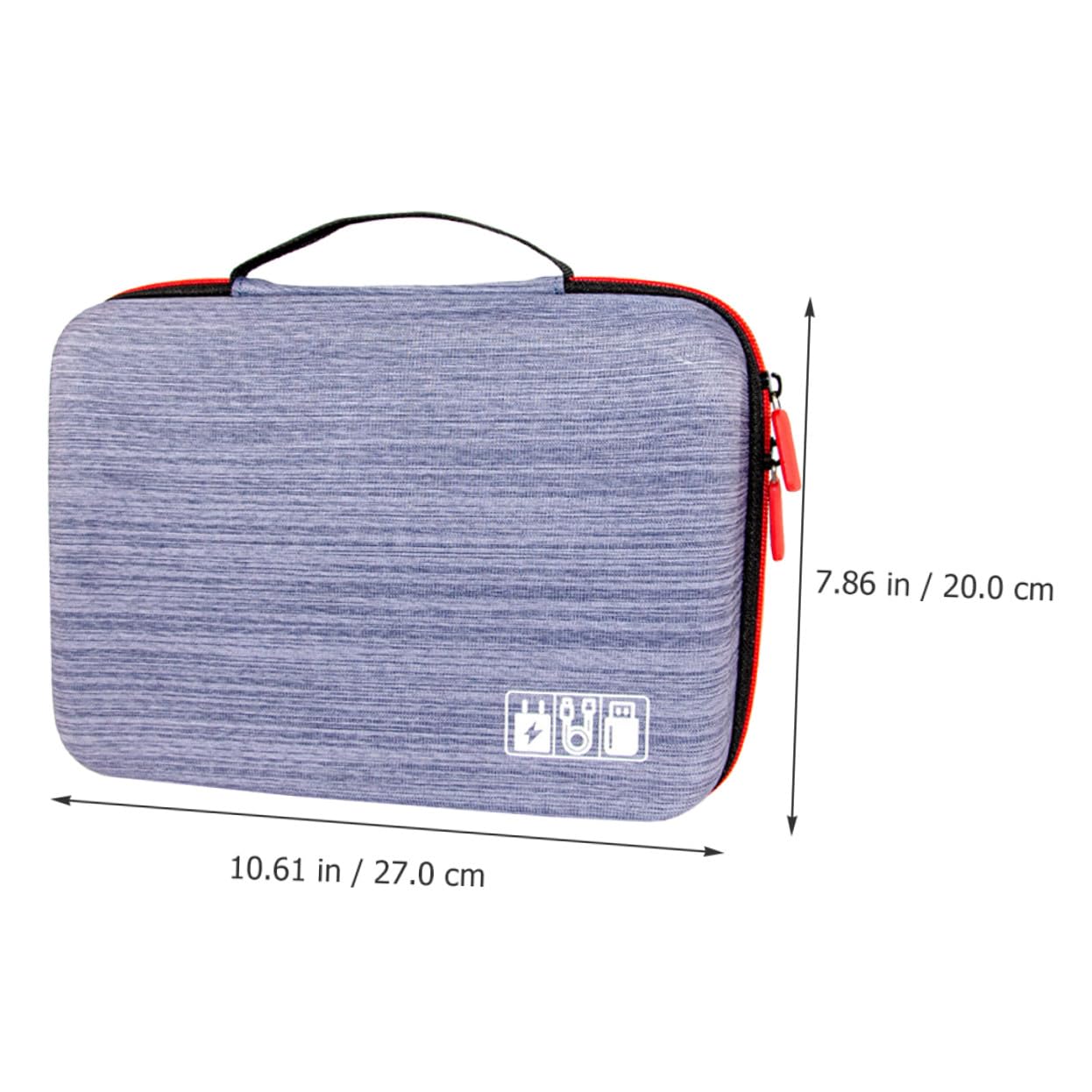 Bolsa Organizadora de Cables Ligera y Resistente al Agua Tela Oxford y Eva para Almacenamiento Electrónico y Accesorios Digitales
