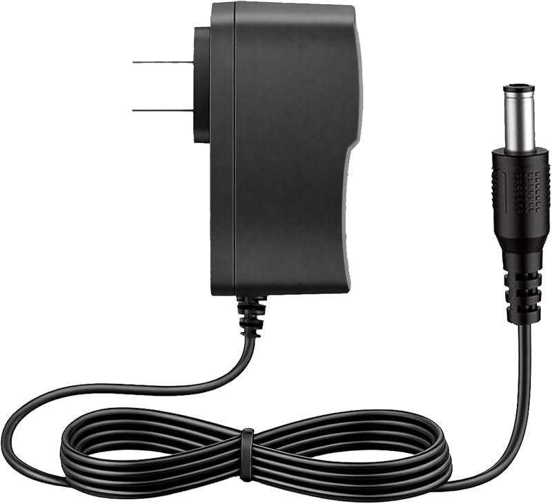 9V 1A Power Adapter Replacement for CCTV Camera LED Light Strip | AC to DC Wall Charger for Set-Top Boxes, Toy Cars, 5.5x2.5mm & 5.5x2.1mm Plug, Center Positive, 6.6FT Cord