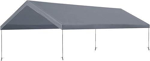 Strong Camel Cubierta de toldo de repuesto de 10 x 20 pies para tienda de campaña, cubierta de refugio con bolas elásticas (solo la cubierta, el