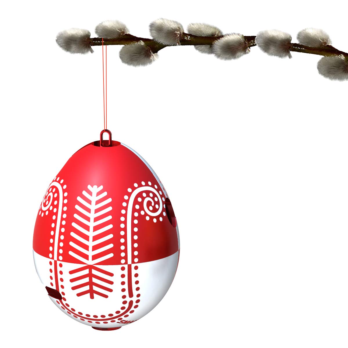 Smart Egg 3D-Labyrinth Puzzle Rot - Knobelspiel Für Ostern Ab 6 Jahre