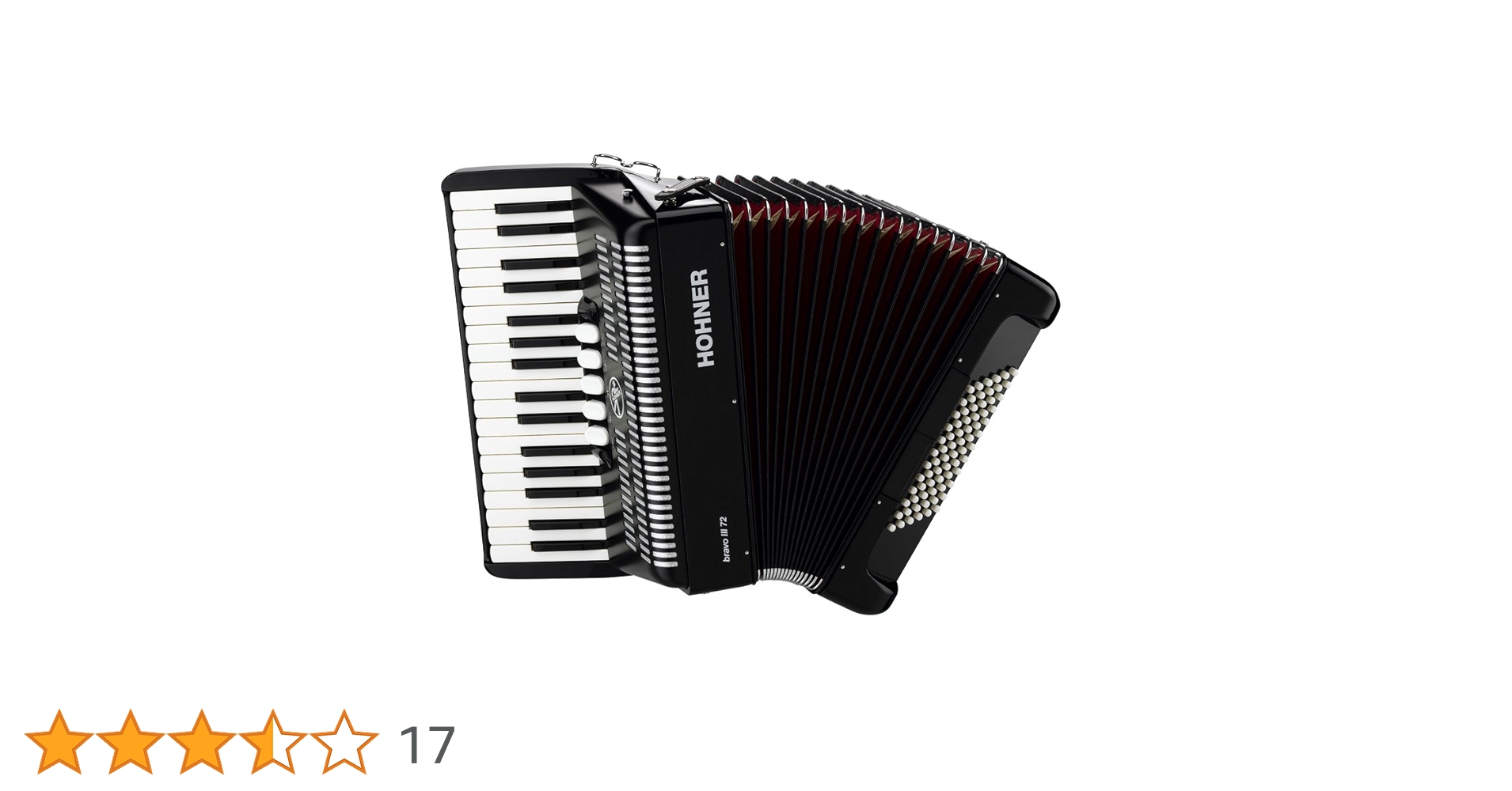 Amazon.co.jp: Hohner Bravo III ピアノアコーディオン 72ベース
